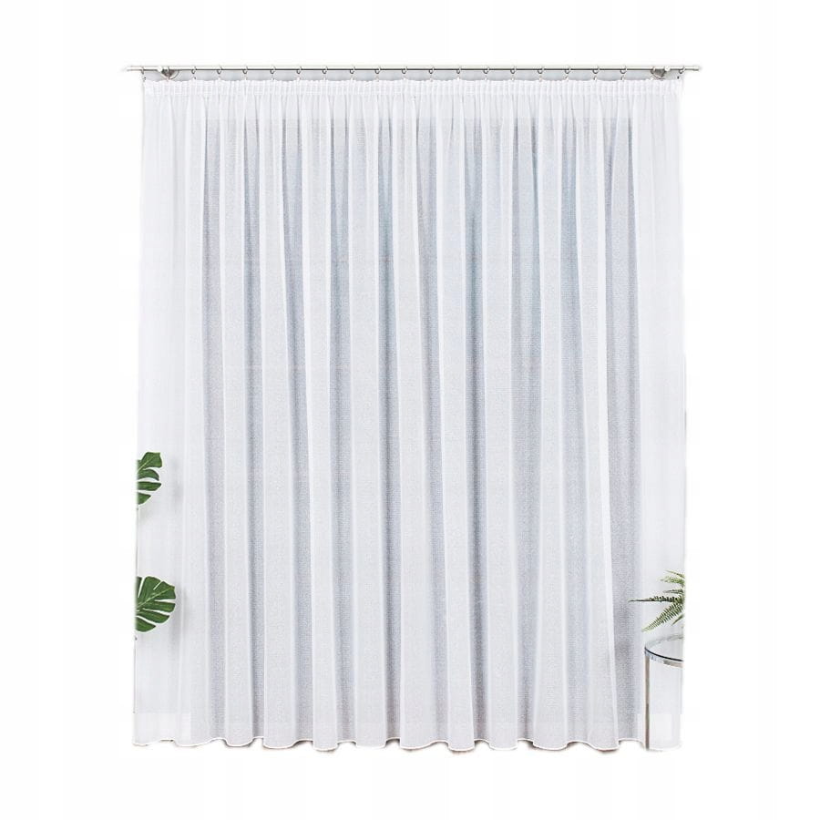 Modna Firana Krótka z woalu sable110x300 do kuchni