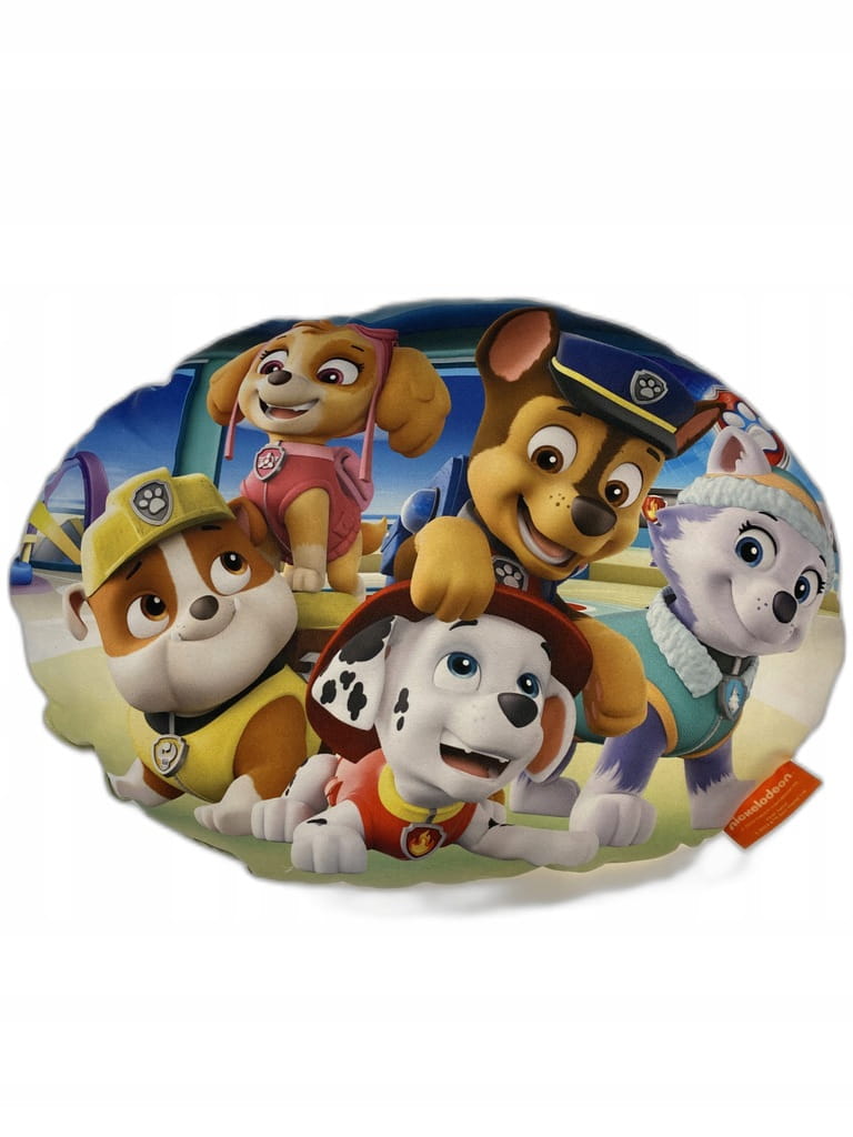 PAW PATROL PSI PODUSZKA MASKOTKA PRZYTULANKA SKYE EVEREST MARSHALL RUBBLE