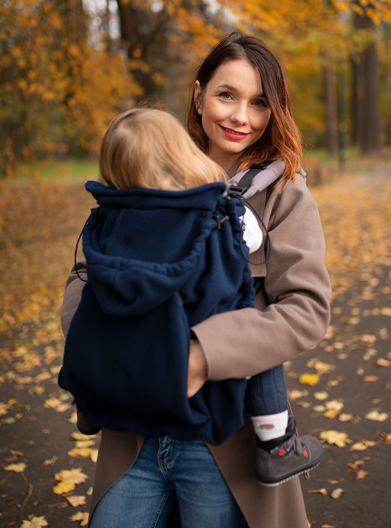Osłonka polarowa Kinder Hop Navy Blue