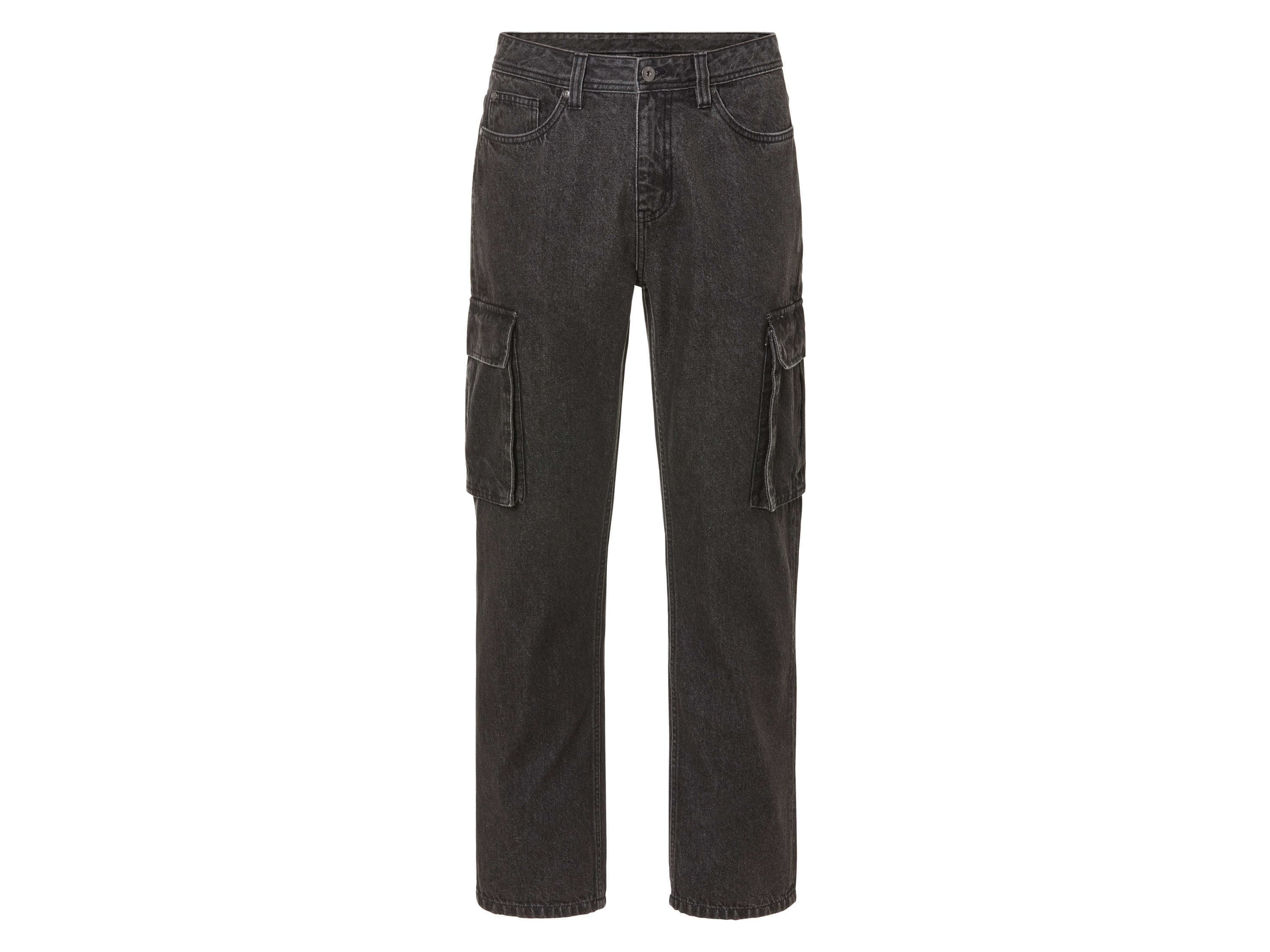 Livergy Jeansy męskie bawełniane, Relaxed Fit Ciemnoszary, 46 30/32