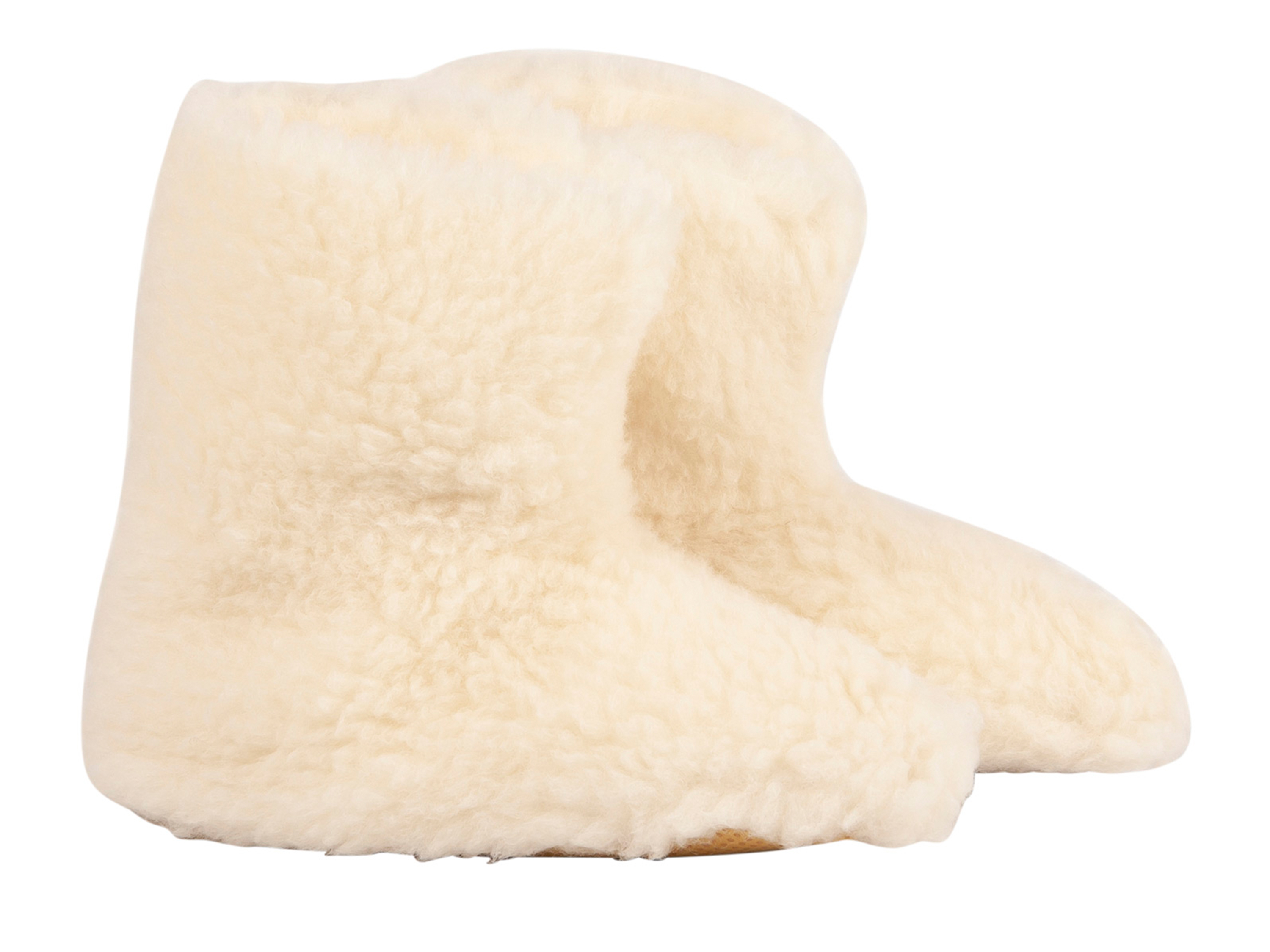 TXL Comfort Kapcie z wełny Biały, 39/41