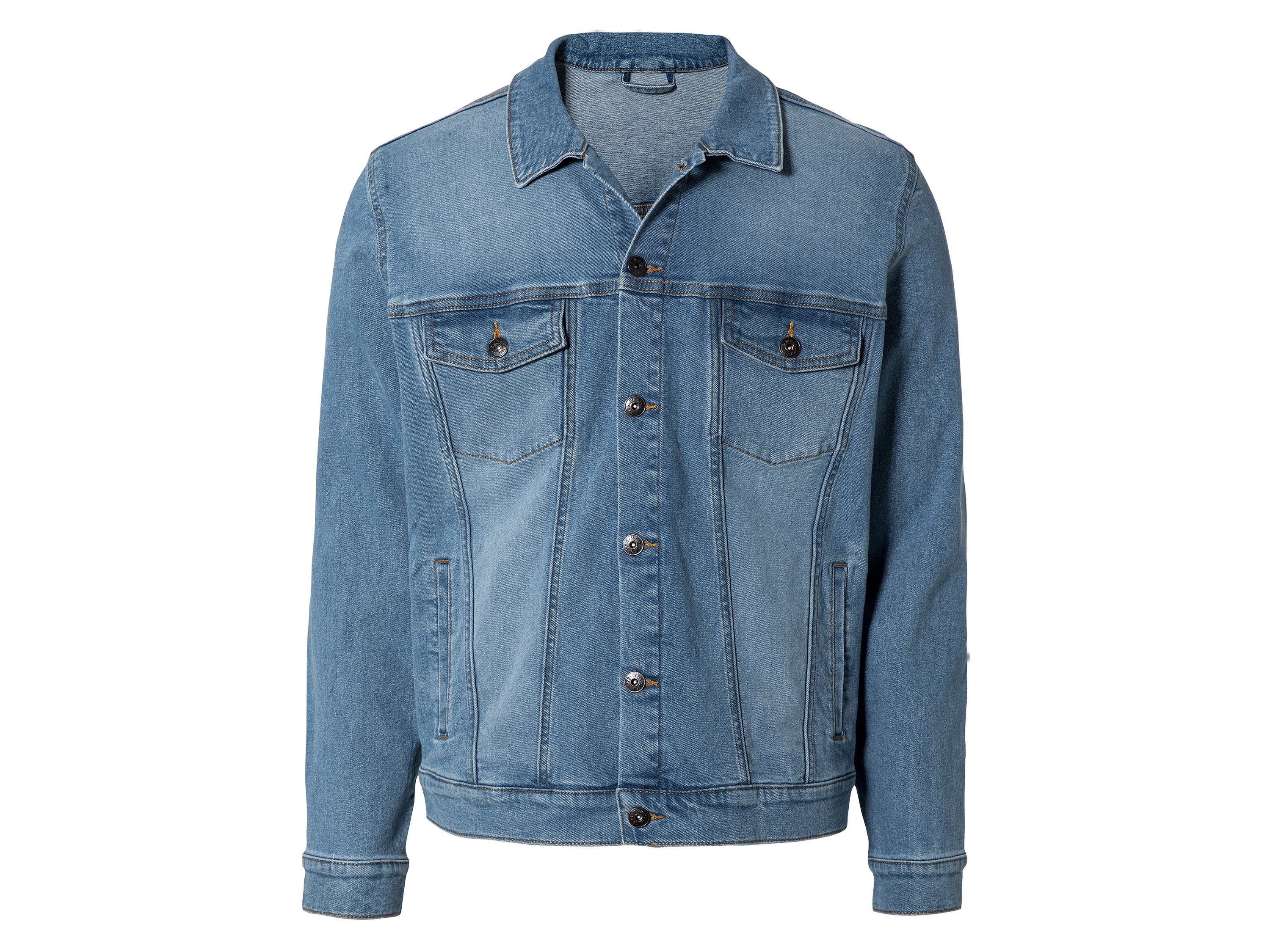 Livergy Kurtka jeansowa męska z bawełną XL 56/58, Niebieski