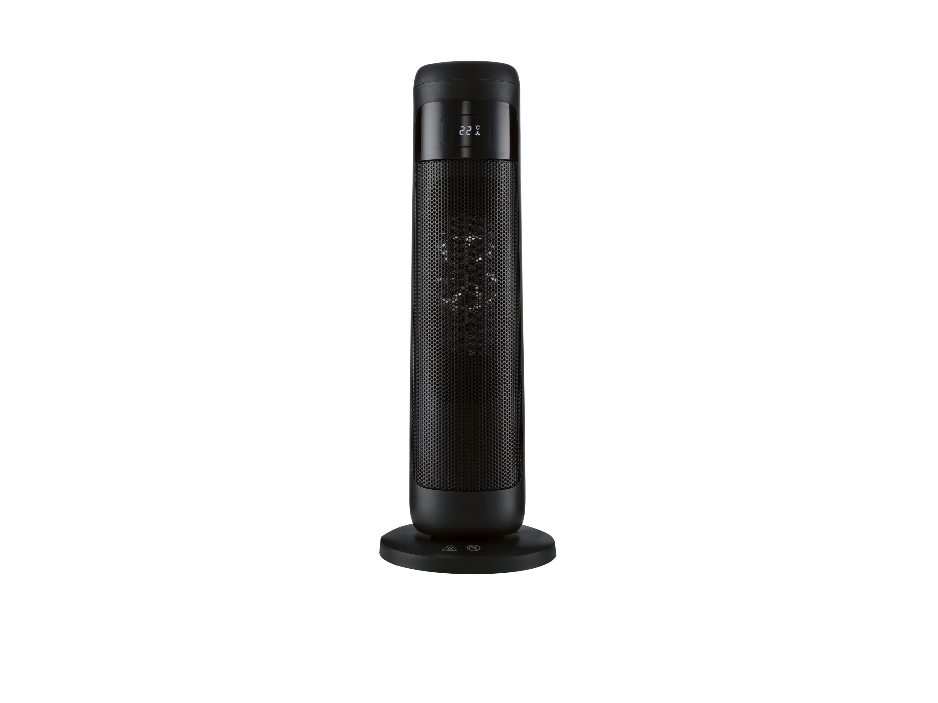 Silvercrest Ceramiczny termowentylator kolumnowy Czarny