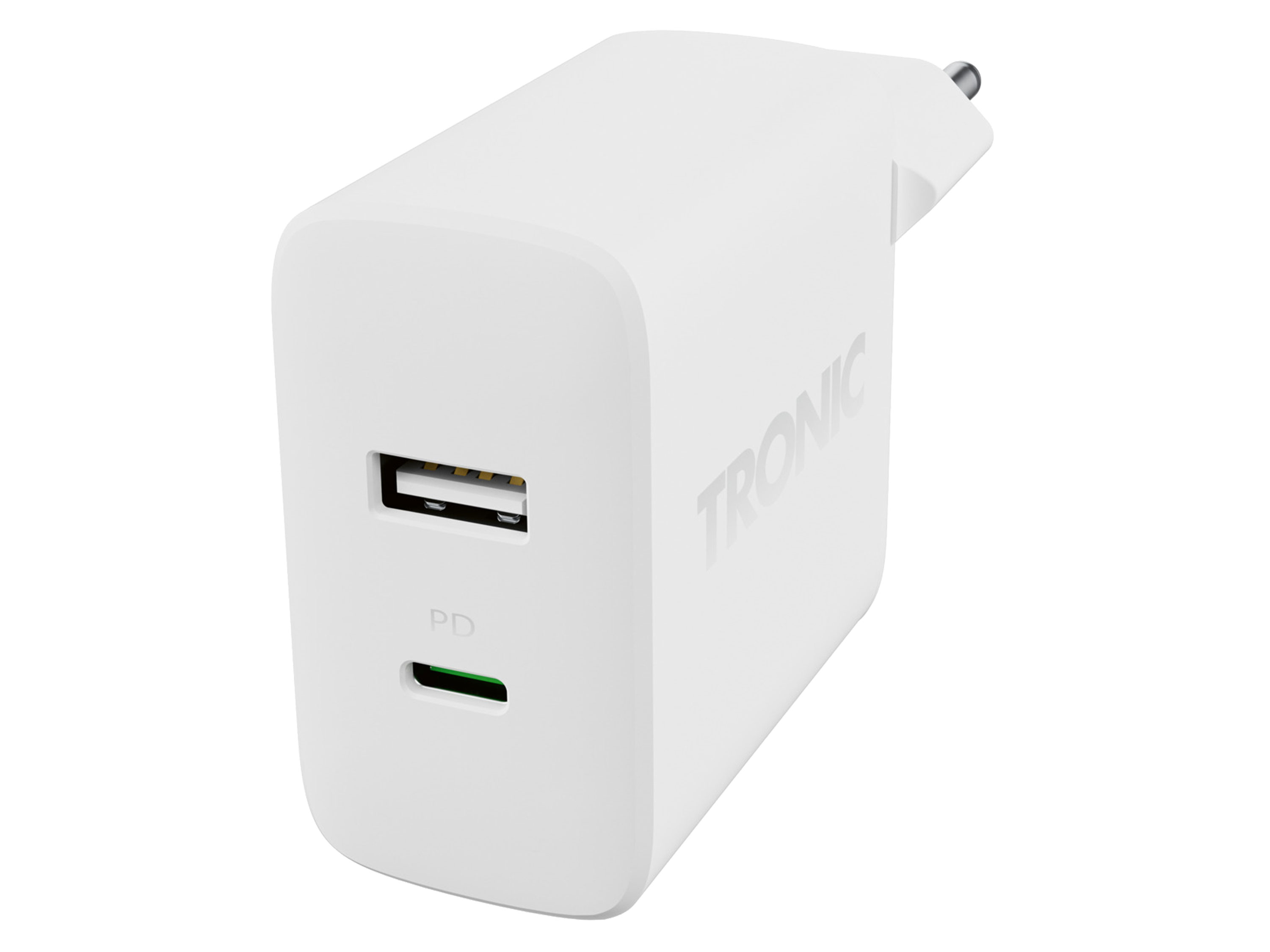 Tronic Szybka ładowarka Dual PD Biały