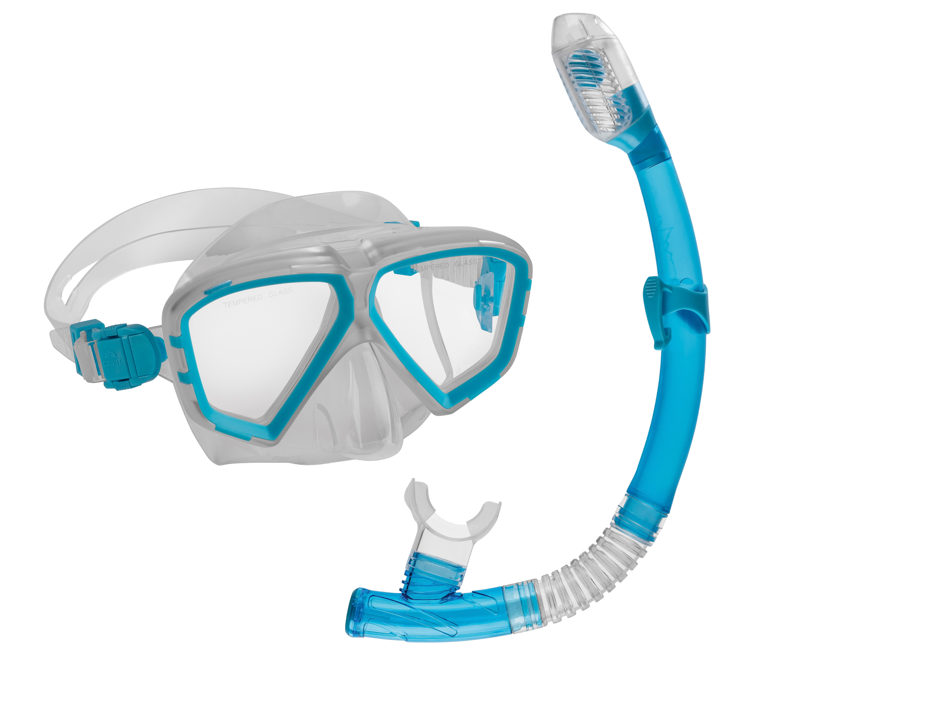 Crivit Zestaw do snorkelingu Niebieski