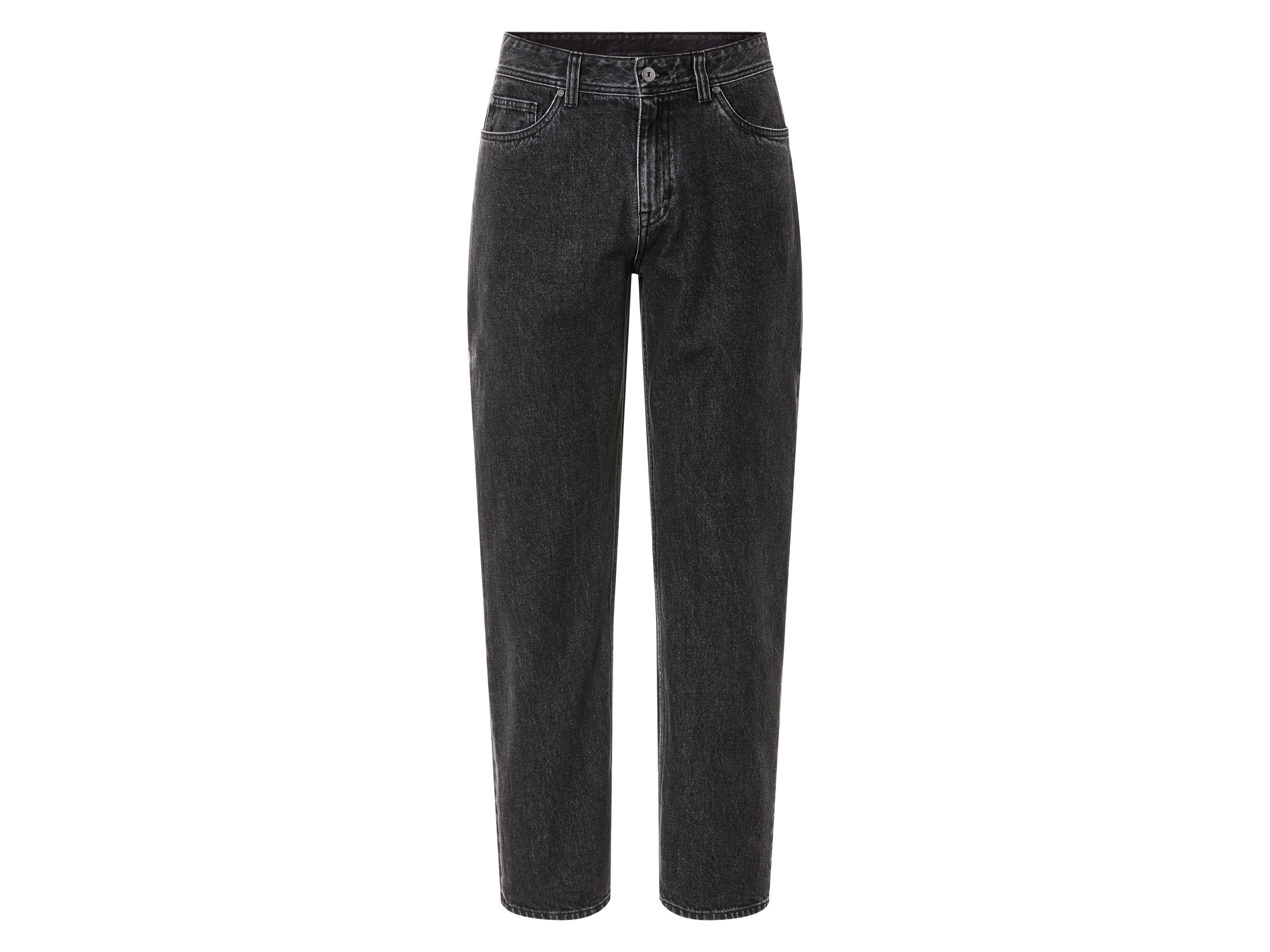 Livergy Jeansy Relaxed Fit męskie z bawełny Szary, 50 34/32