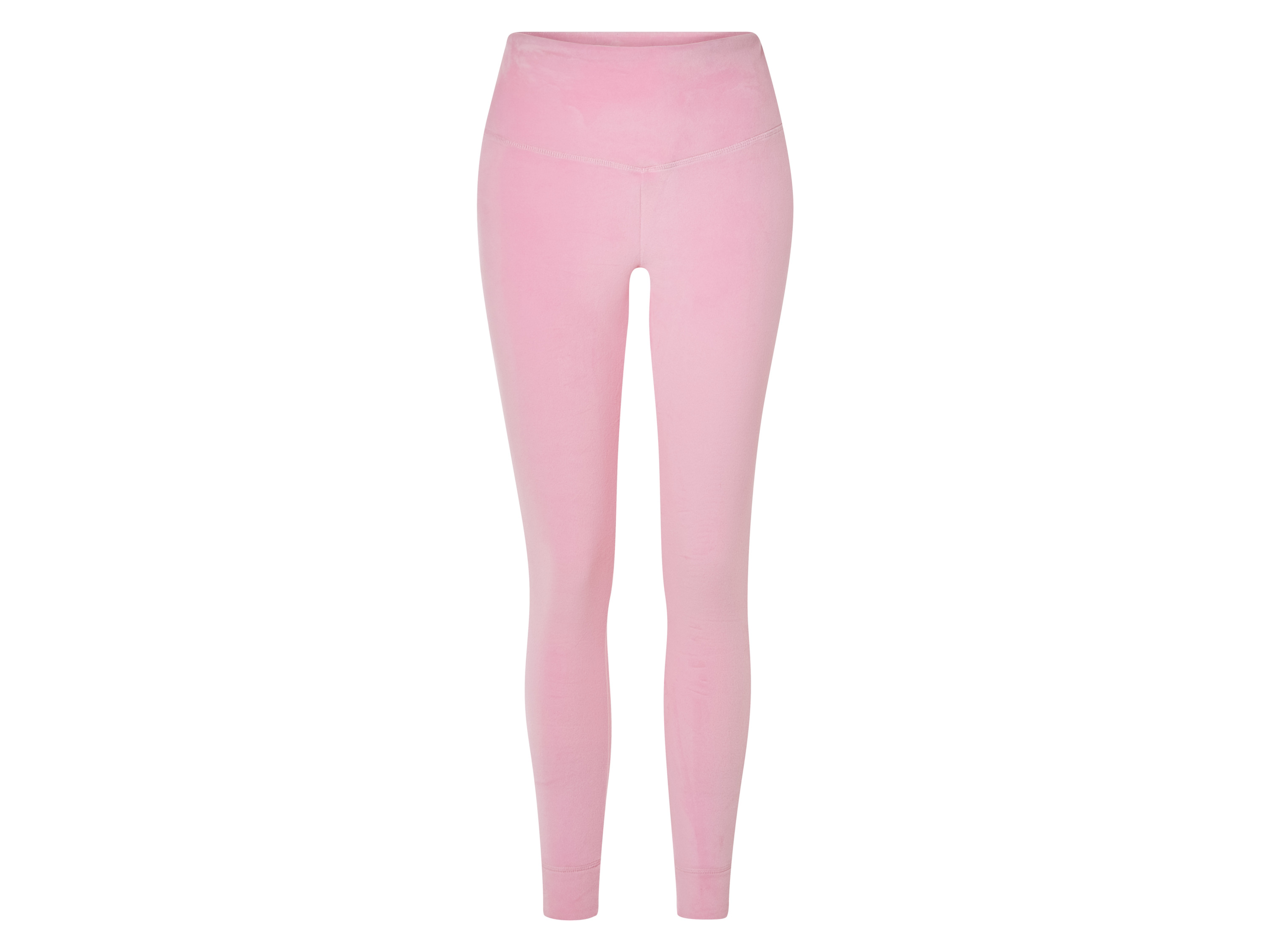 esmara Legginsy damskie z miękkiego weluru Różowy, L 44-46