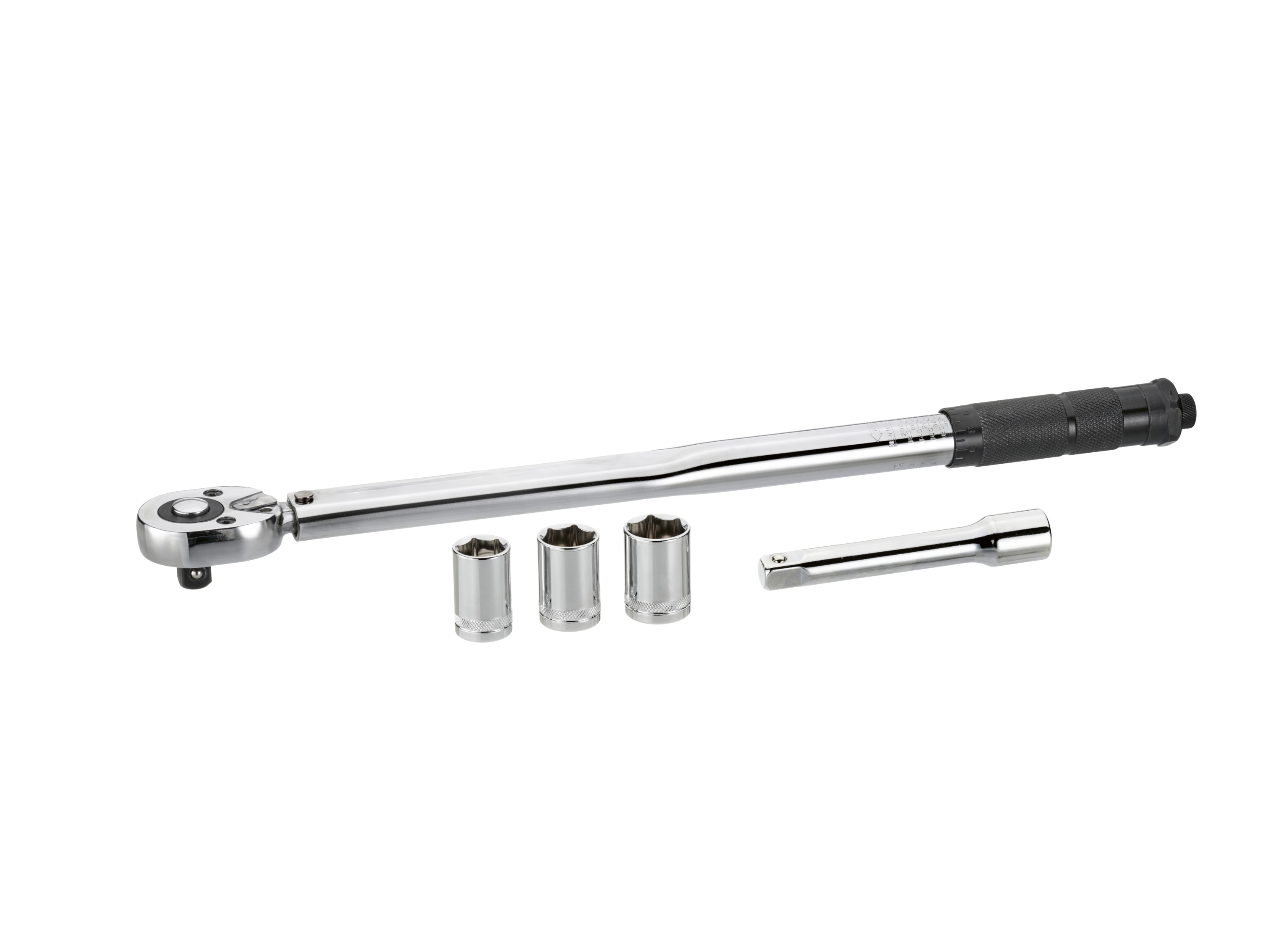 Parkside Klucz dynamometryczny 12,5 mm 60–210 Nm, 5 elementów