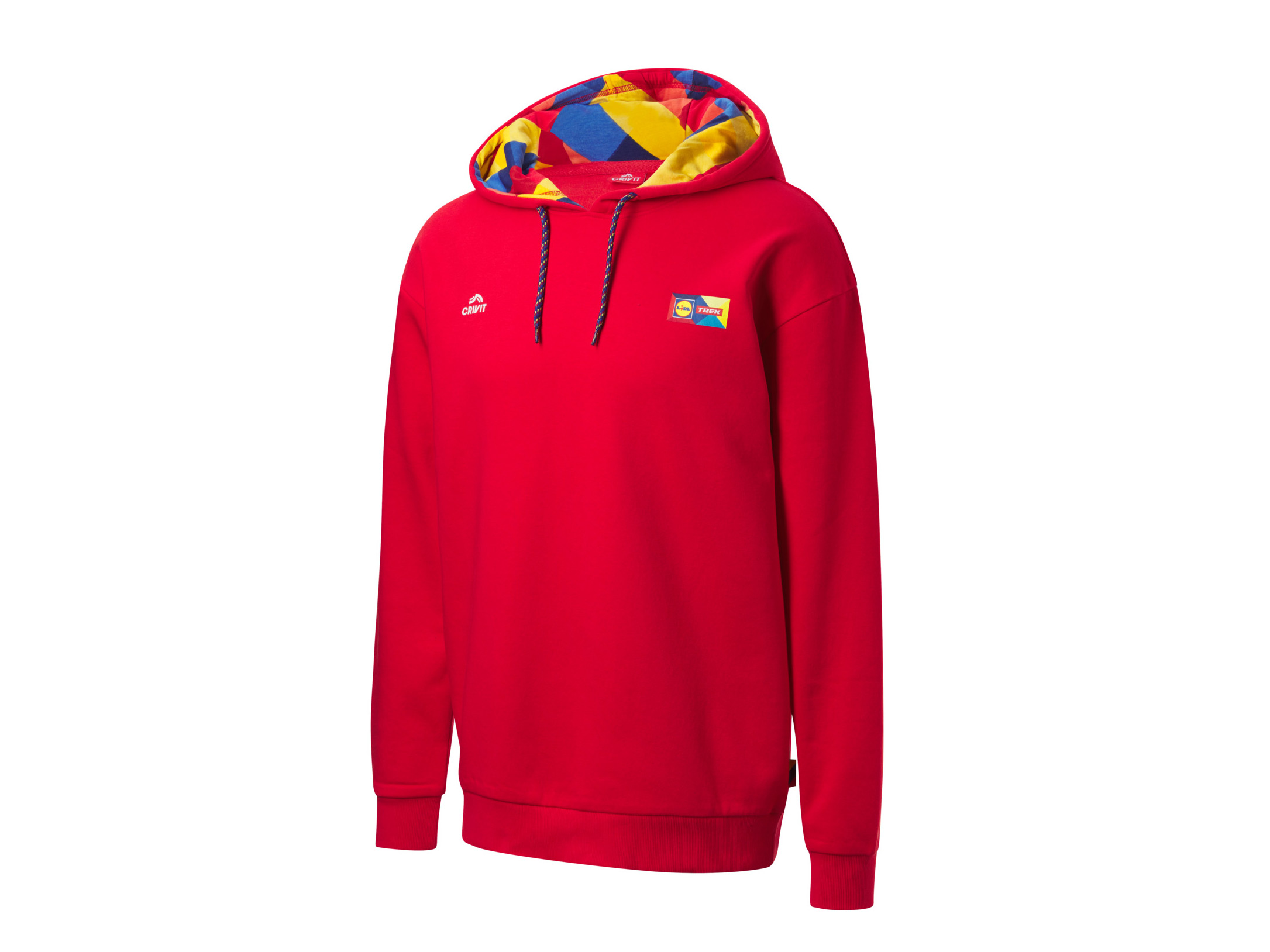 Crivit Bluza dresowa męska z kolekcji Lidl-Trek Czerwony, S 44/46
