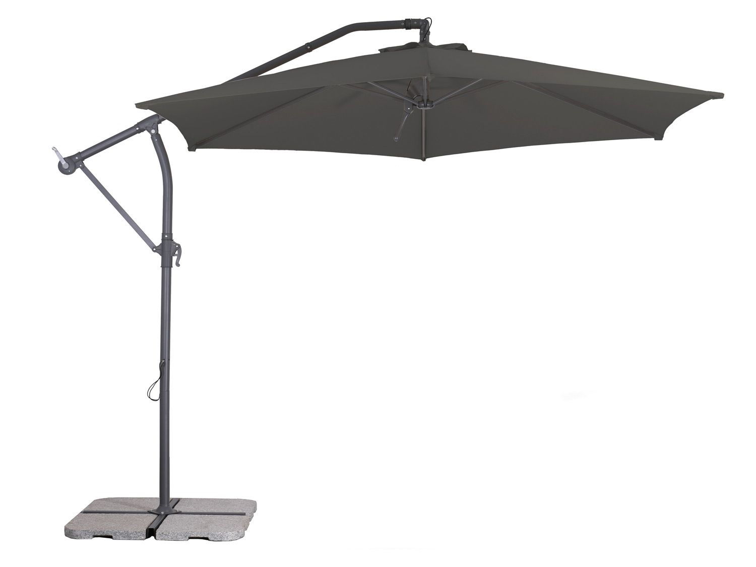 Schneider Parasol Palmera, 300 cm Antracytowy