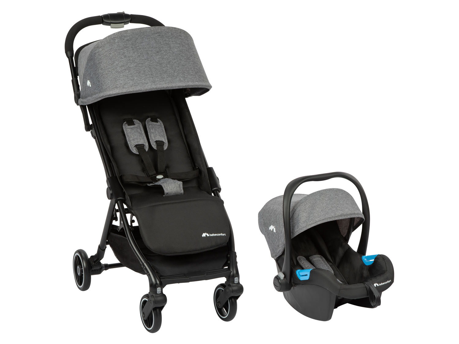bebeconfort Wózek Duo "Bonny", ultrakompaktowy Black Chic