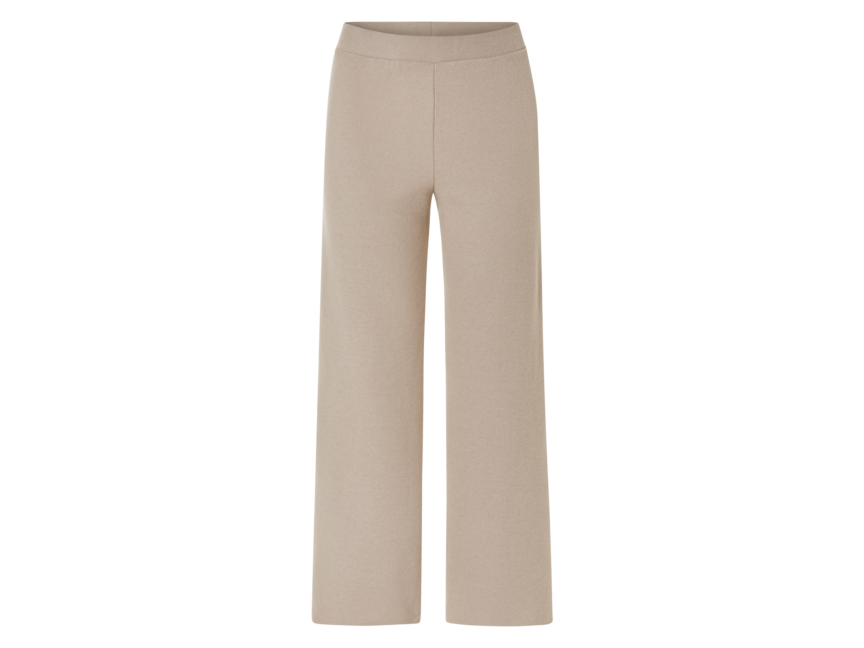 esmara Spodnie loungewear damskie Straight leg, Beżowy, XS 32/34