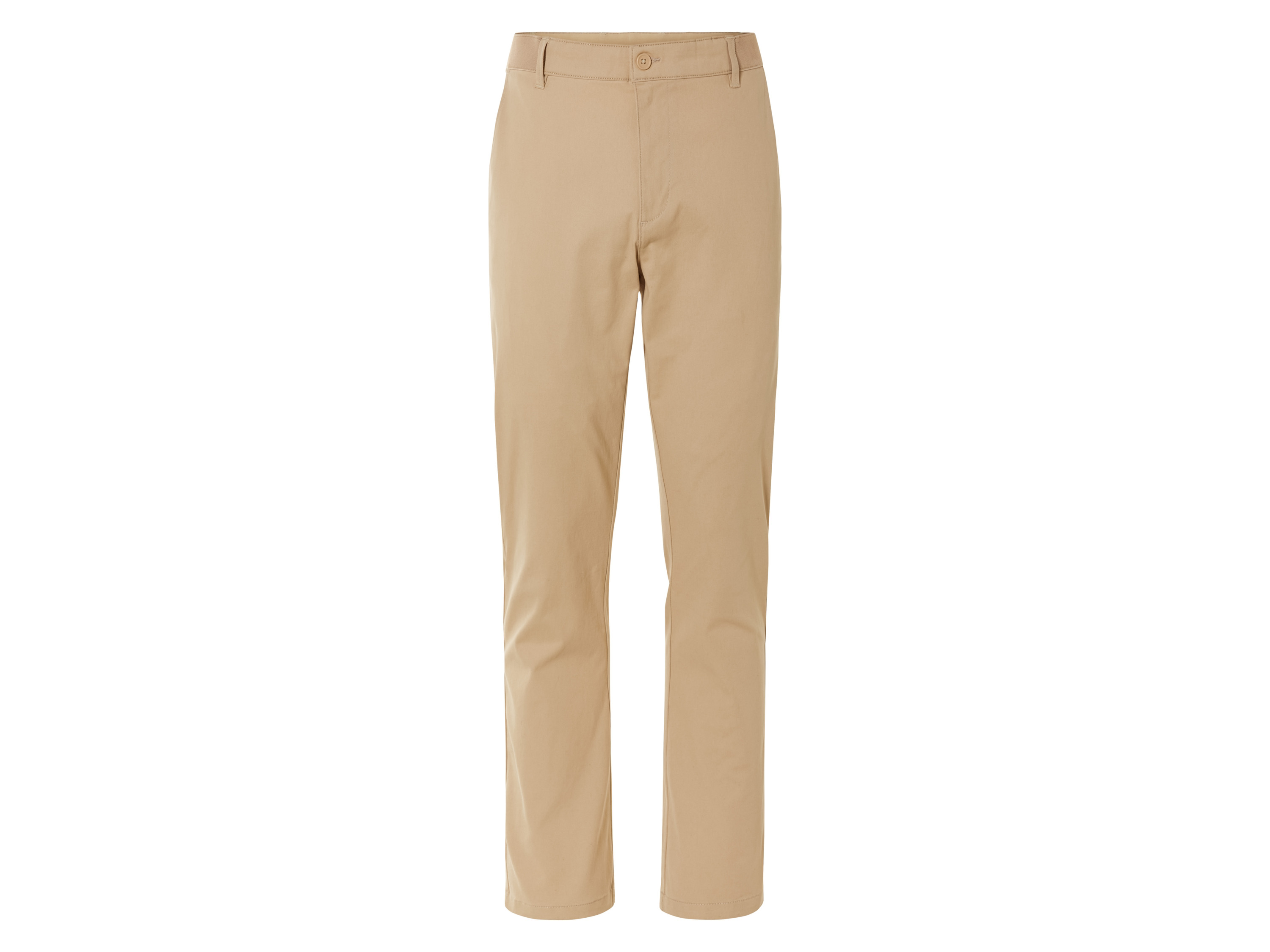 Livergy Spodnie męskie chino, slim fit 58, Beżowy