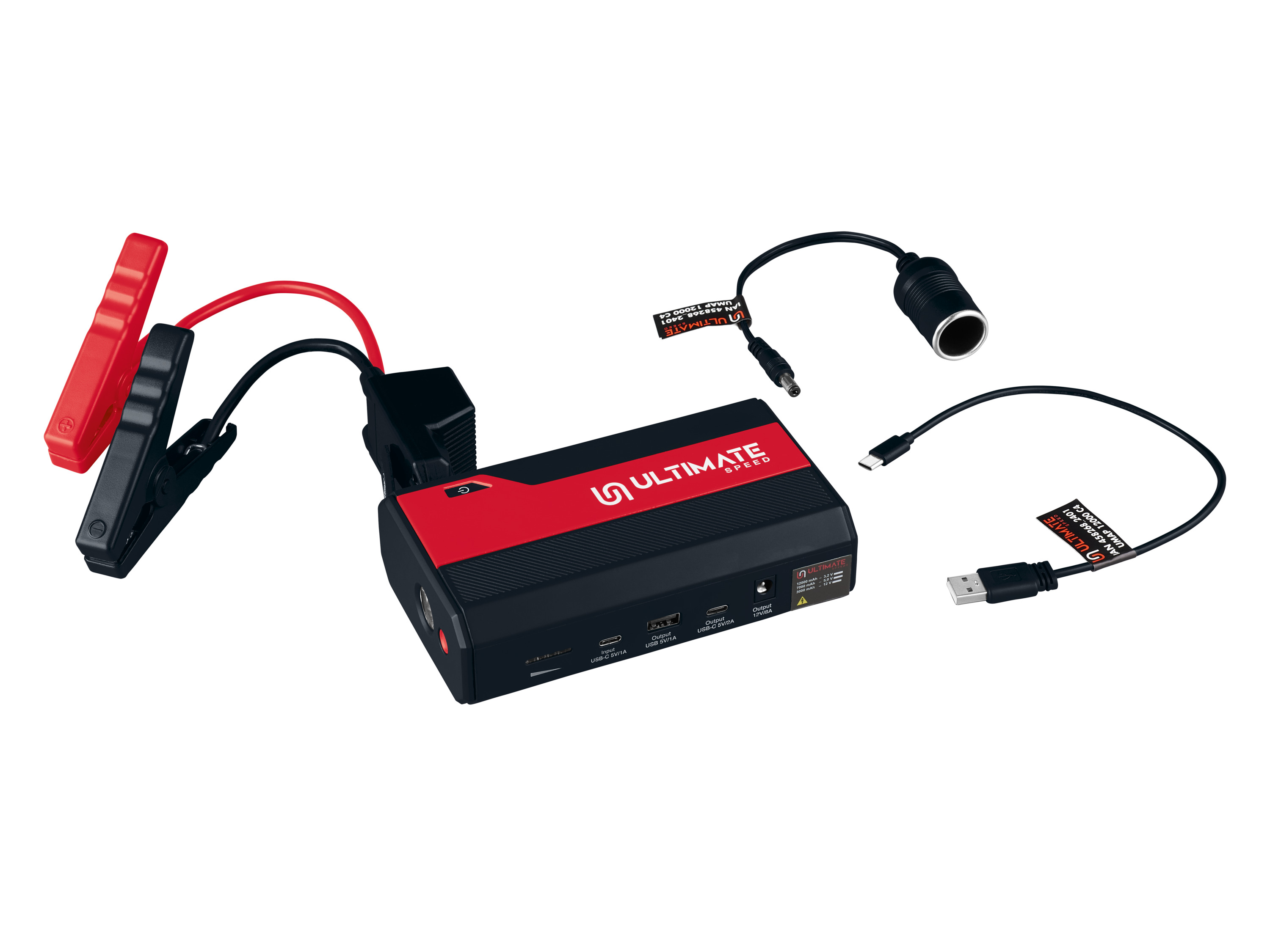 Ultimate Speed Mobilne urządzenie rozruchowe Umap 12000 C4 z powerbankiem 12 000 mAh