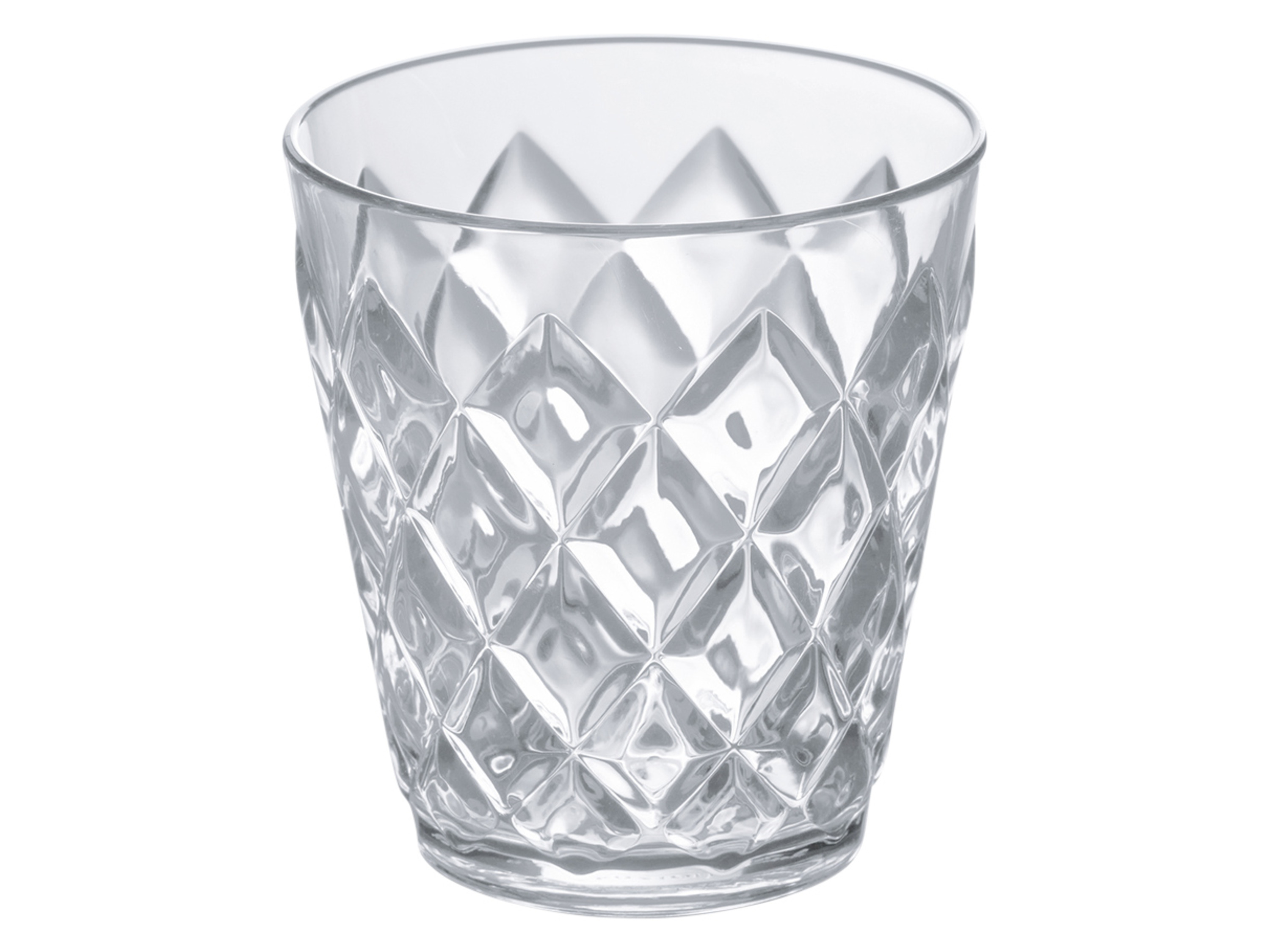 Koziol Zastawa stołowa ogrodowa Szklanka, 250 ml, 4 elementy, Kryształowo przezroczysty