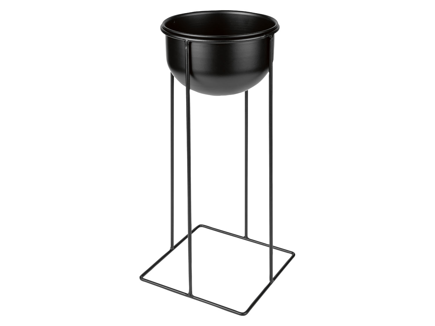 Livarno home Doniczka z metalową podstawą, maks. 3 kg Okrągły