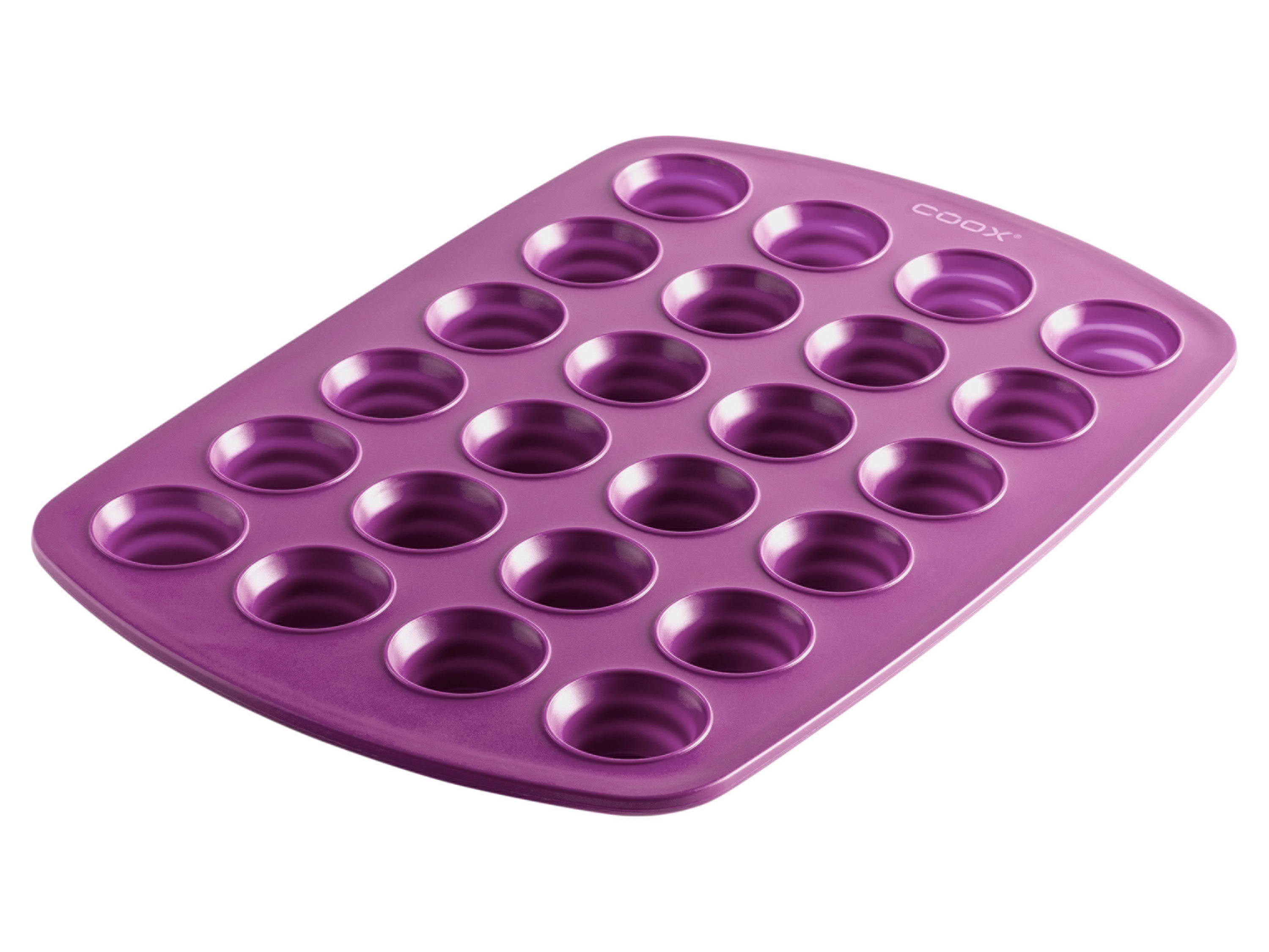 Coox Forma do muffinów silikonowa Fioletowy
