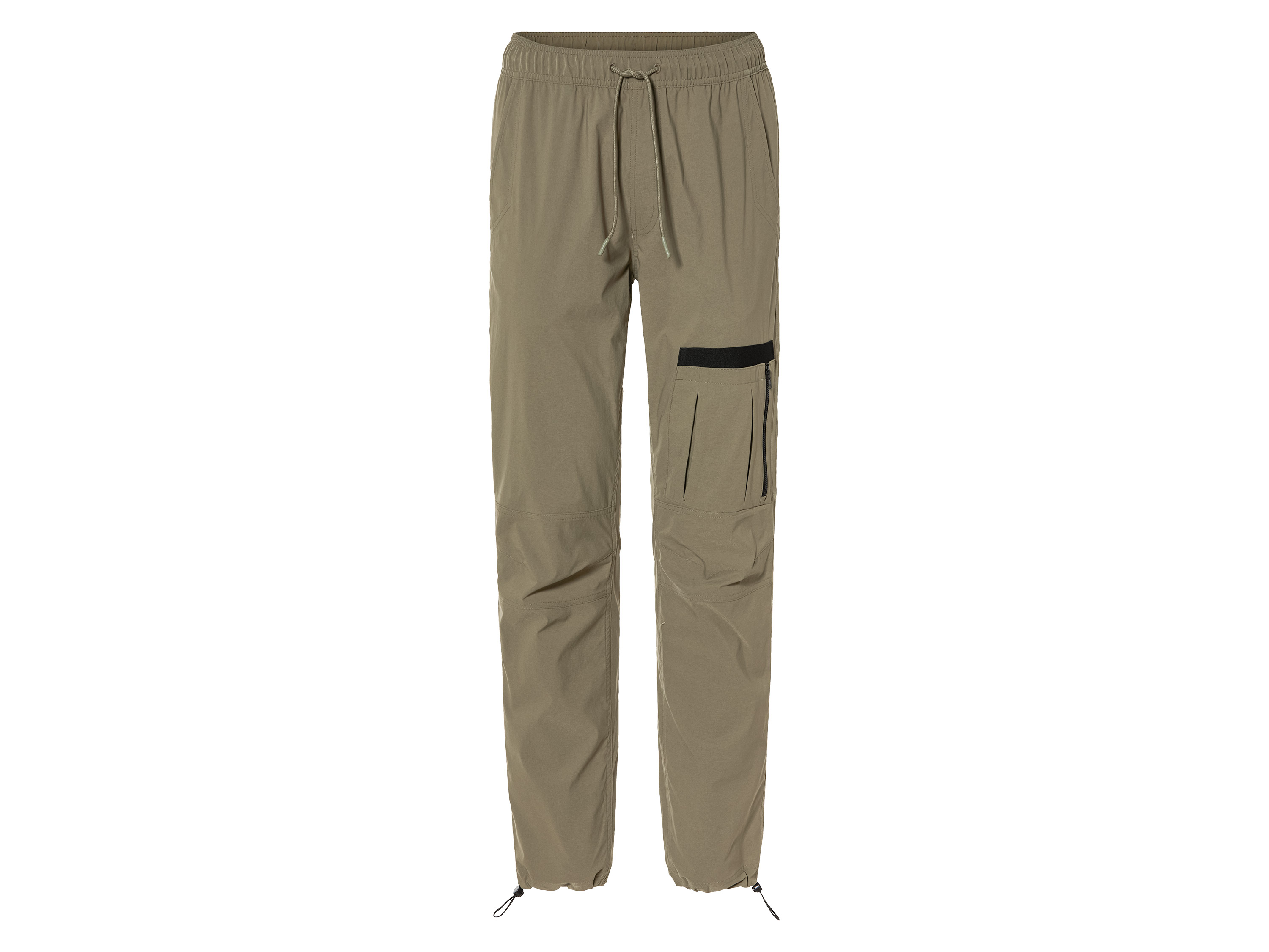 Livergy Spodnie spadochronowe męskie z bocznymi kieszeniami XL 56/58, Khaki
