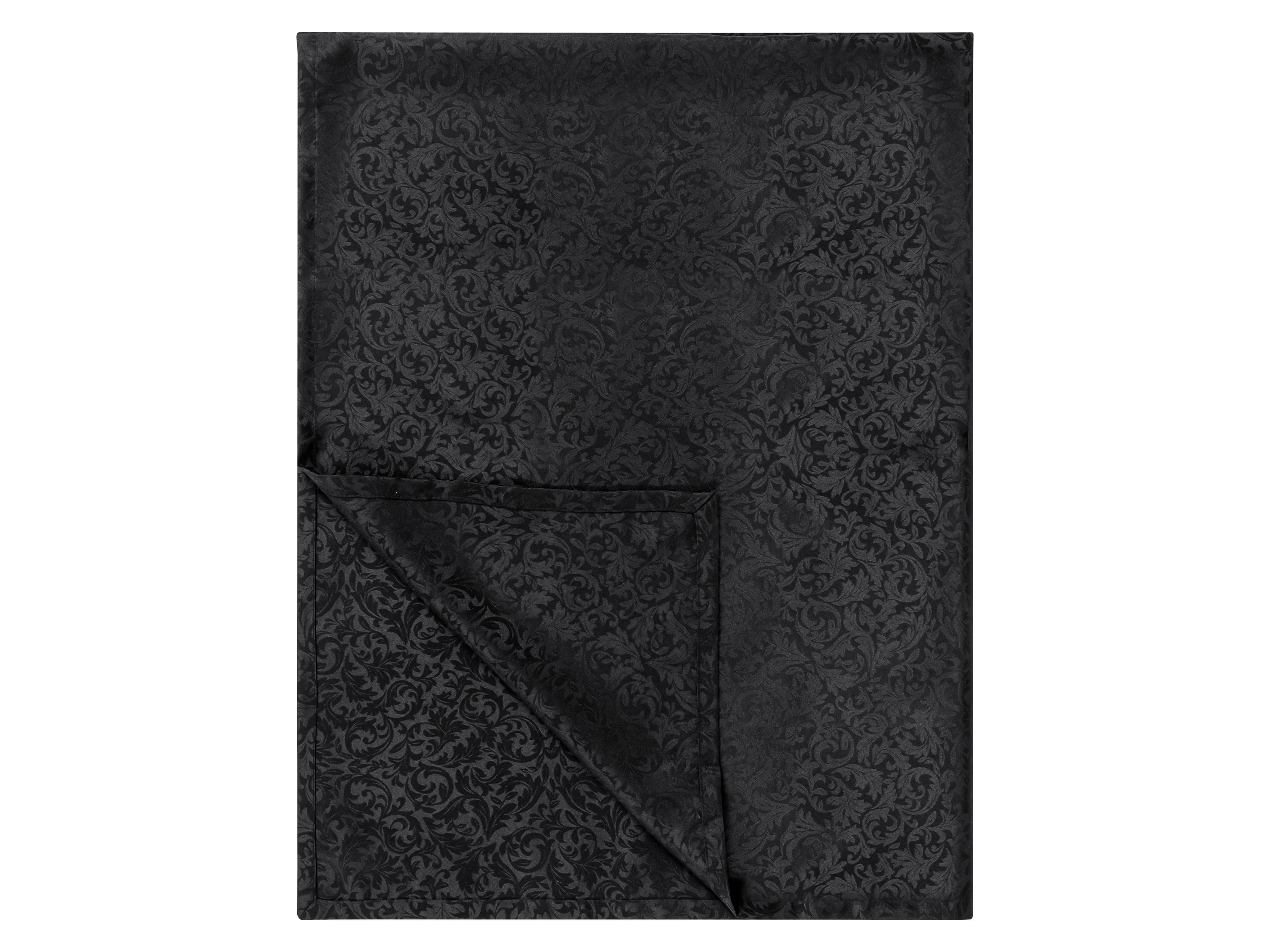 Livarno home Obrus lub zestaw bieżników z ekologiczną impregnacją 130 x 170 cm, Czarny