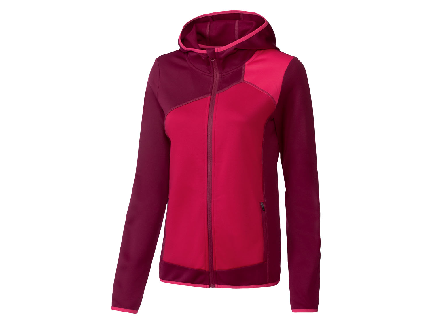 Rocktrail Kurtka damska softshell z kapturem Czerwony, S 36-38