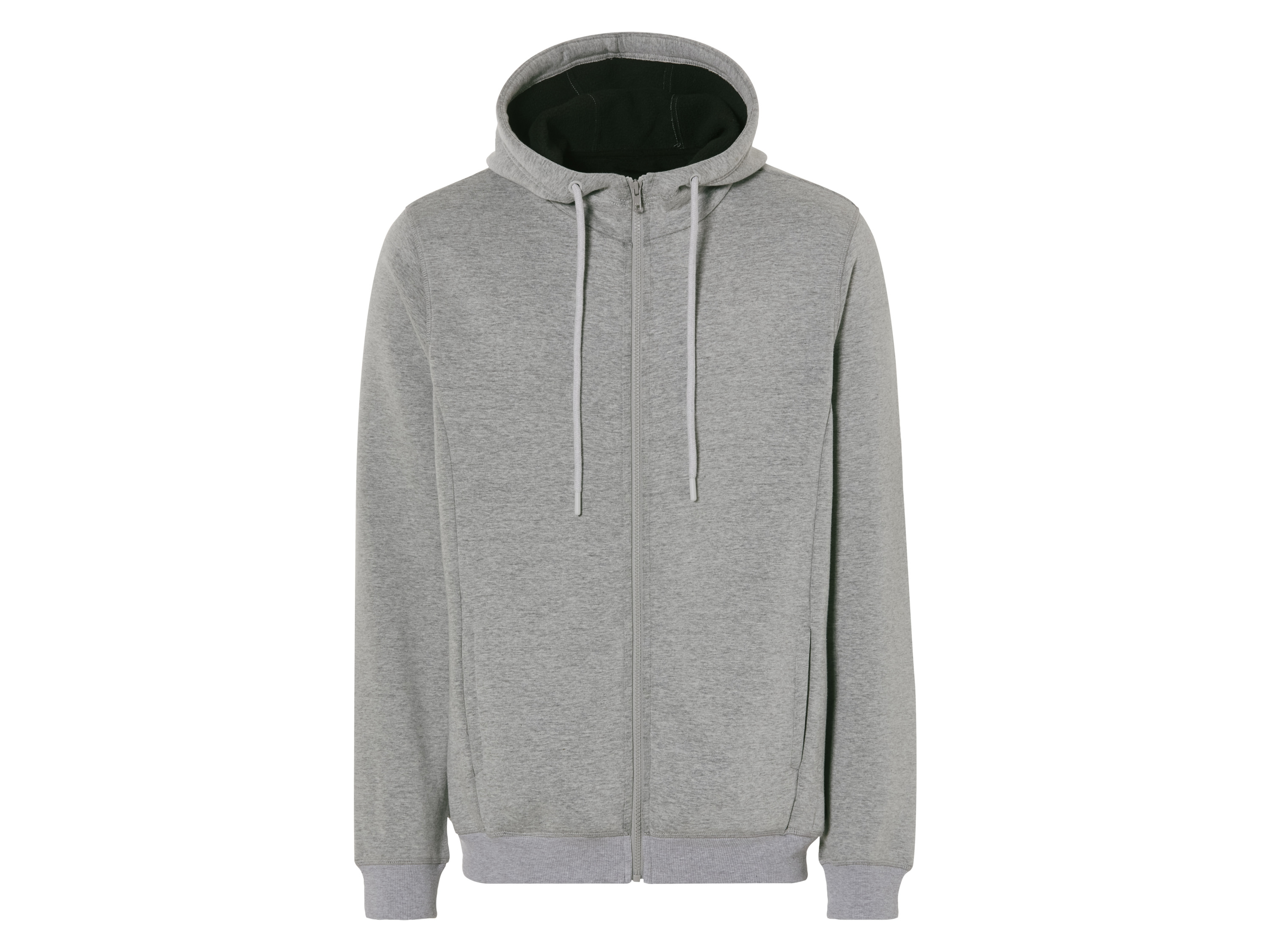 Livergy Bluza dresowa męska z polarem XL 56/58, Szary