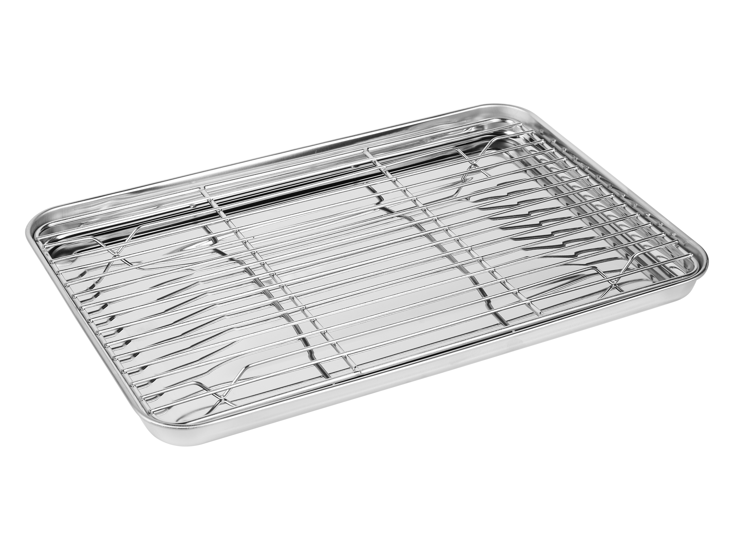 Grillmeister Akcesoria do grillowania ze stali szlachetnej Taca do marynowania