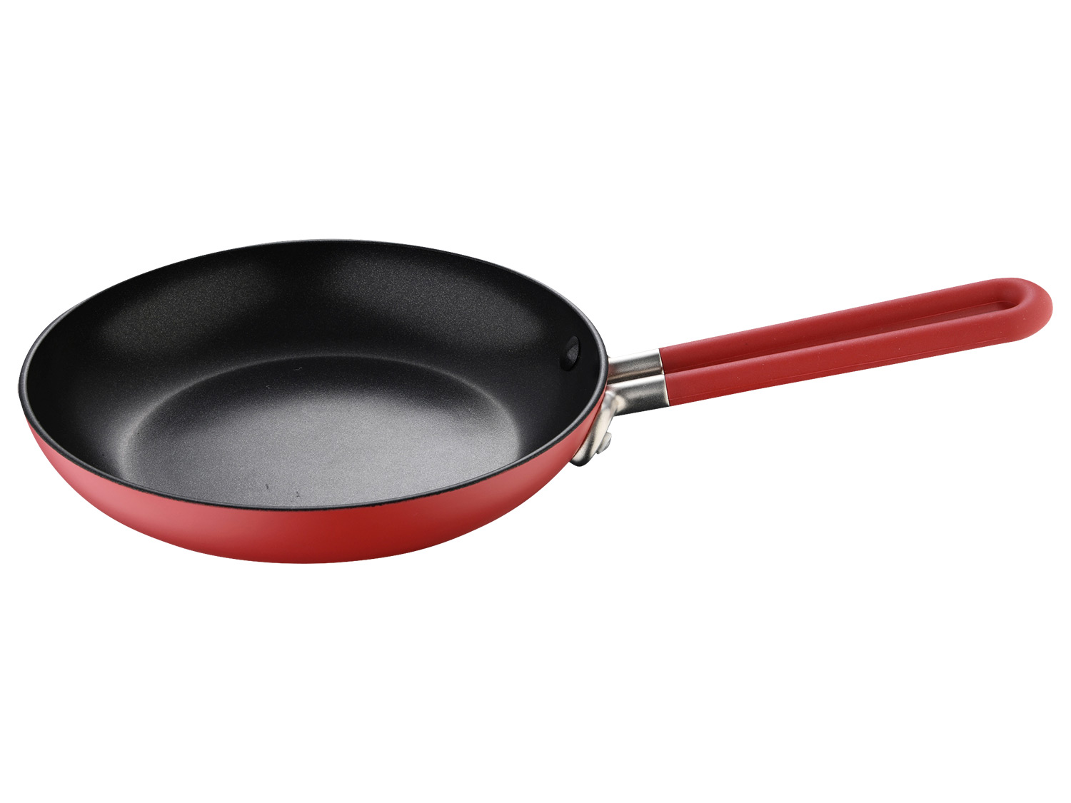 Masterpro Patelnia aluminiowa Alessi, Ø 24 cm Czerwony