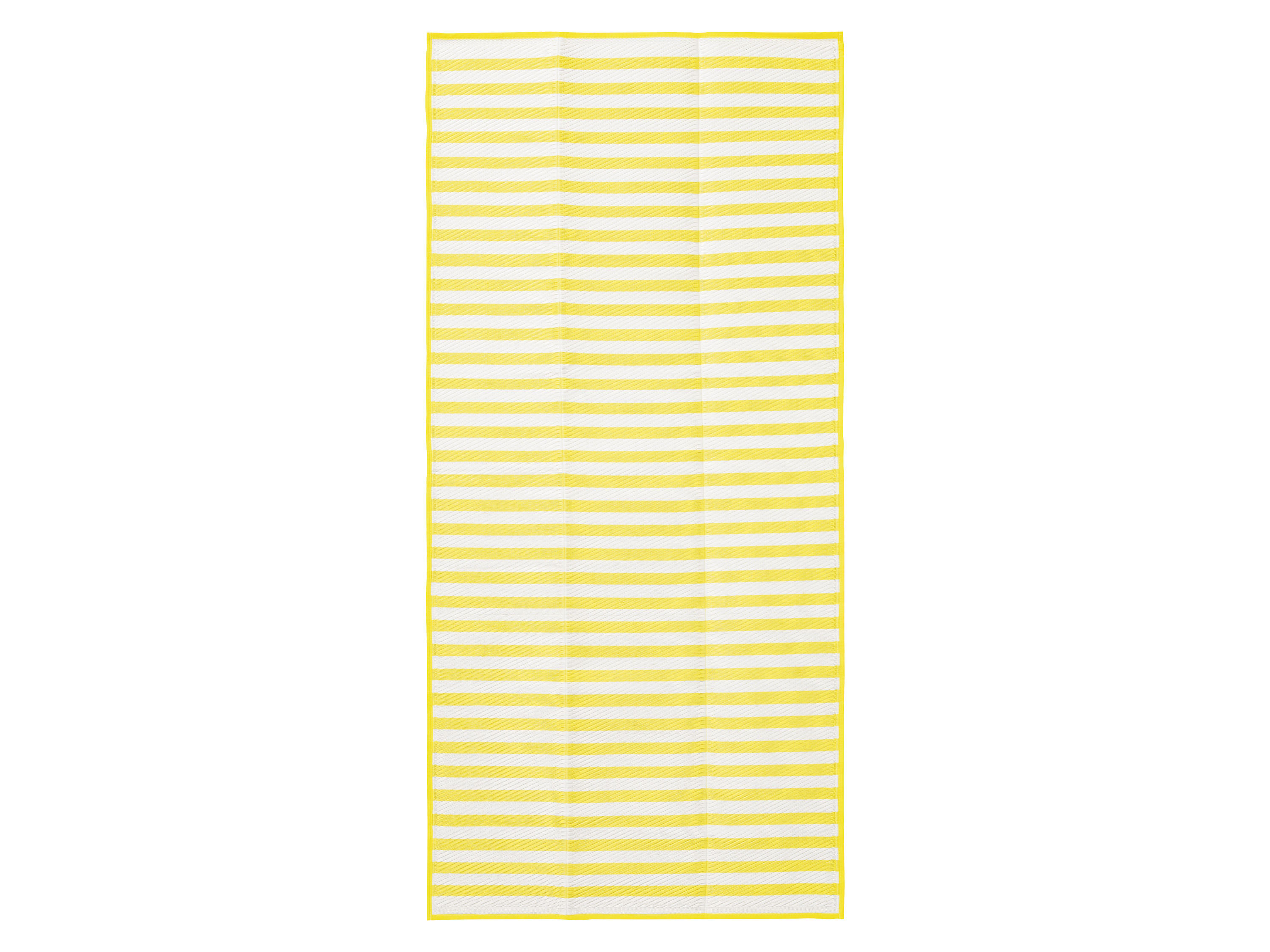 Crivit Mata plażowa składana, 90 x 180 cm Żółty