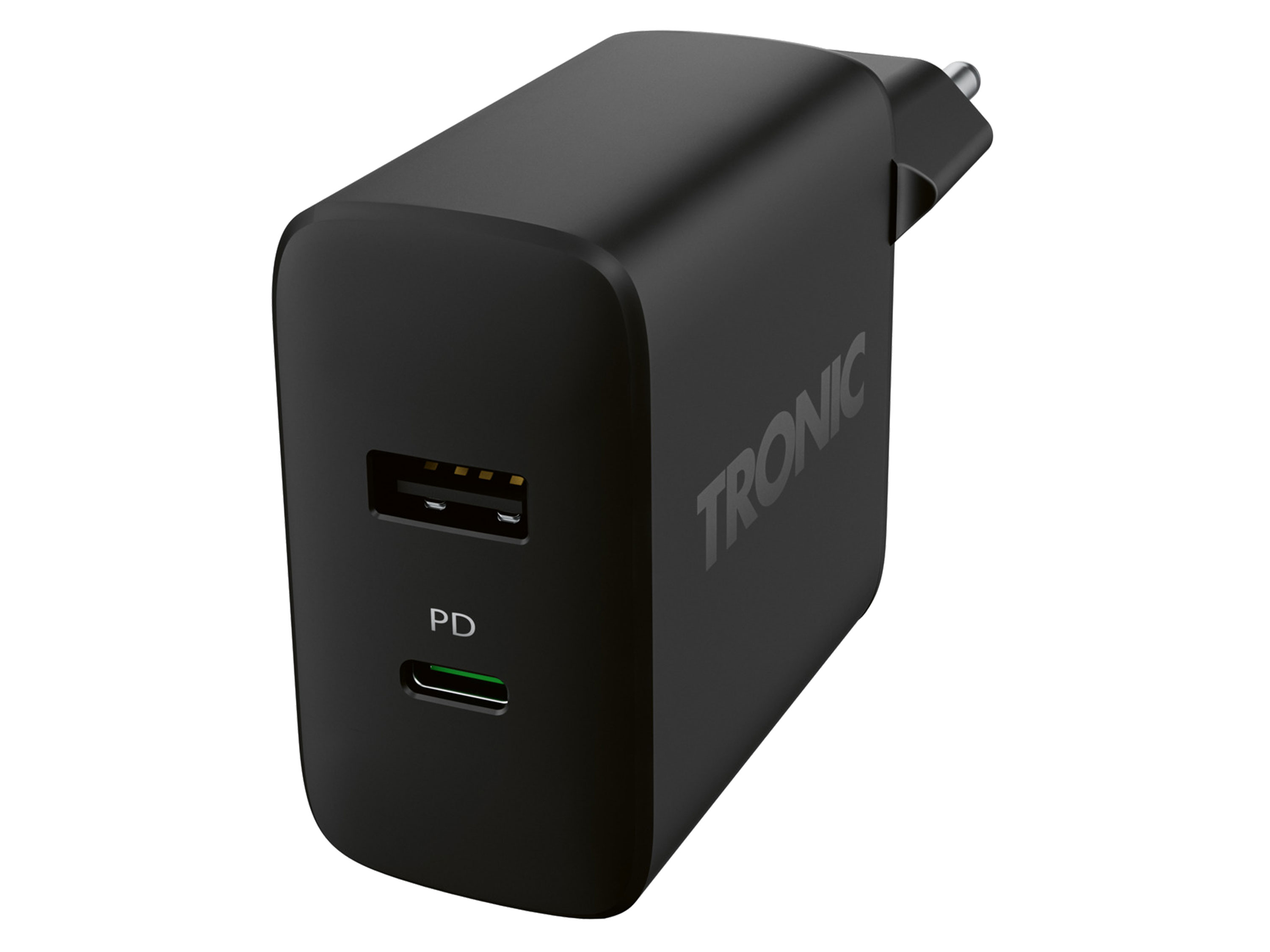 Tronic Szybka ładowarka Dual PD Czarny
