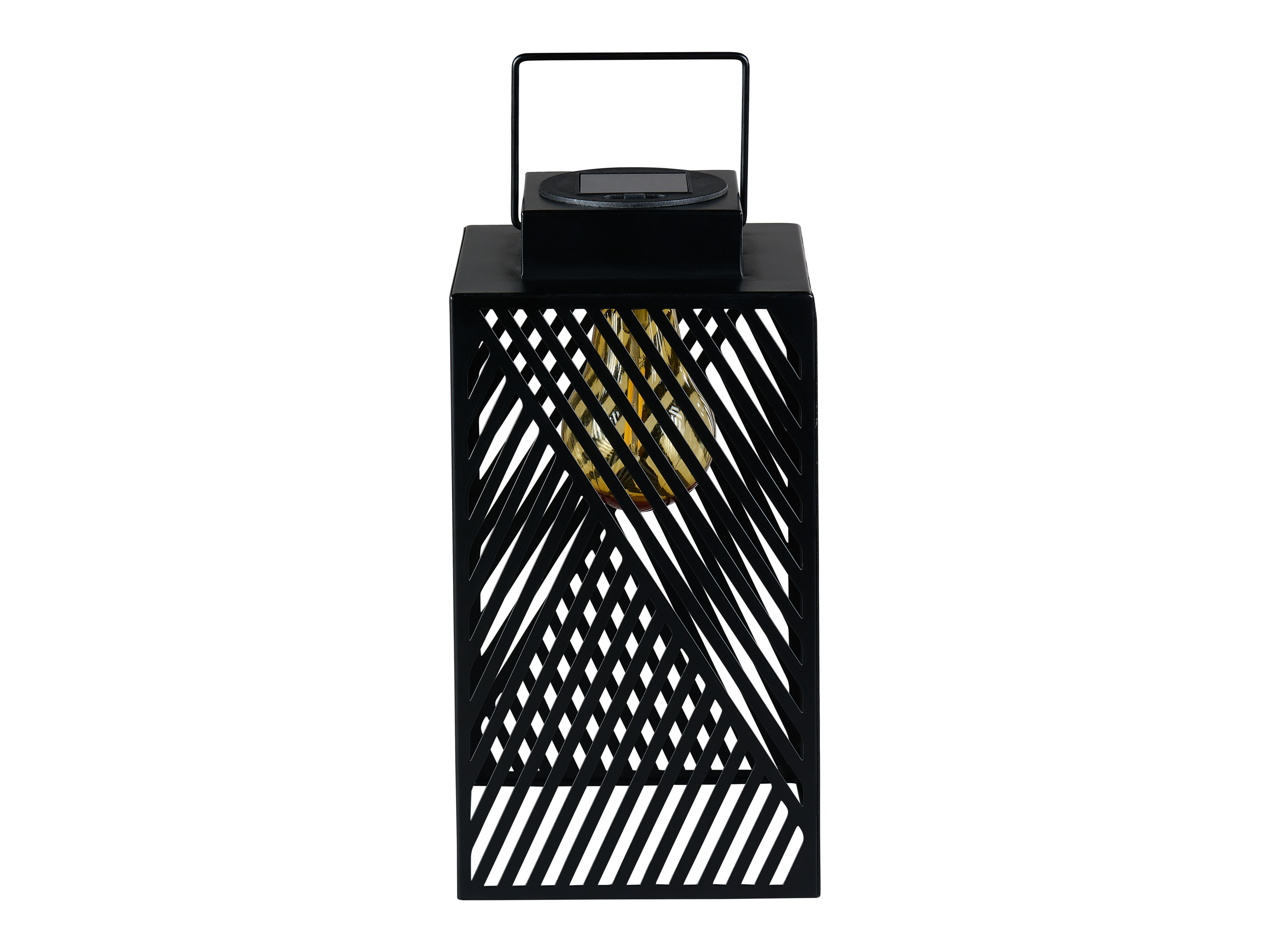 Livarno home Lampa latarenka solarna LED Czarny