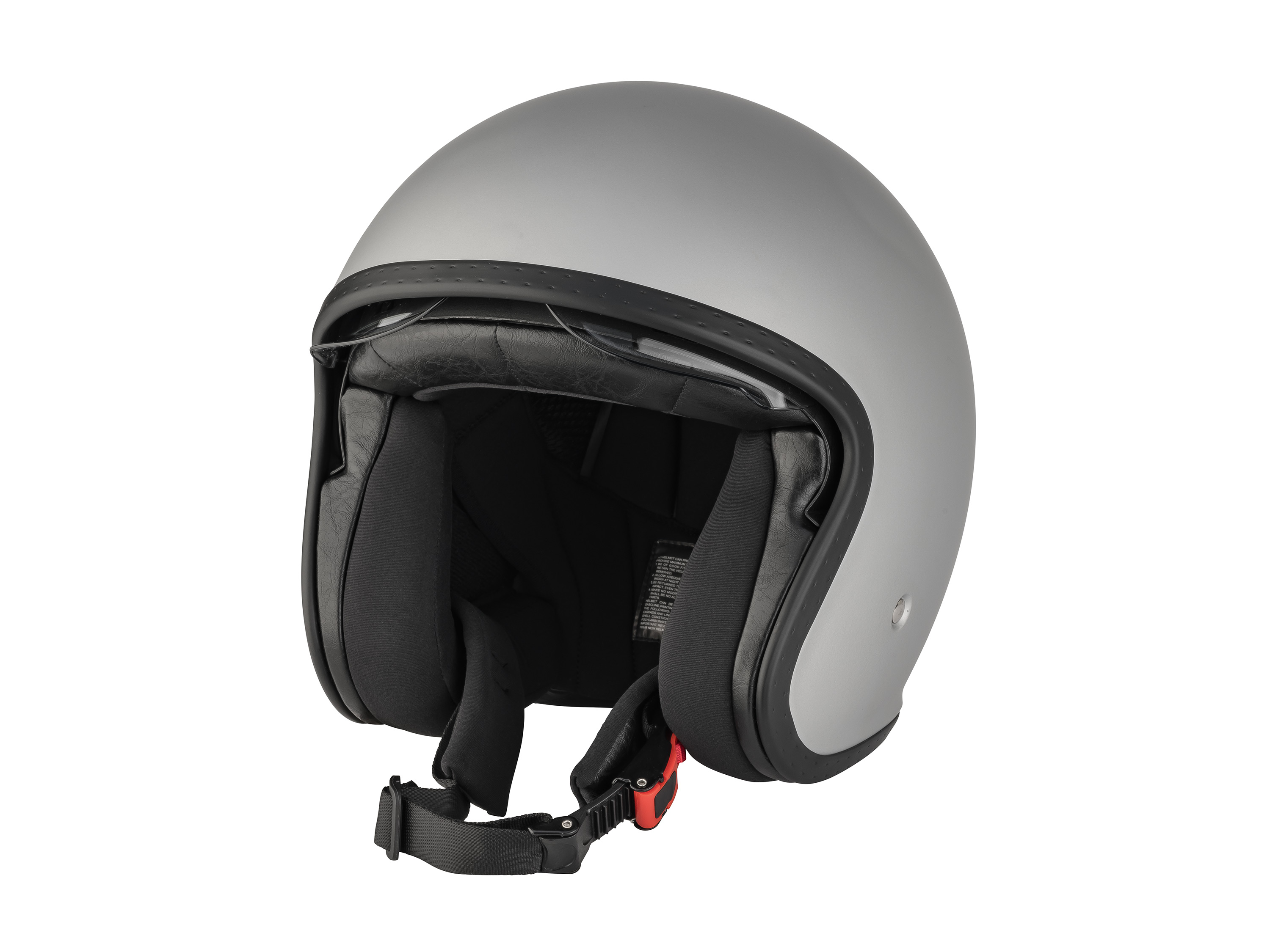 Ultimate Speed Kask typu Jet rozmiar S Srebrny/ szaty matowy