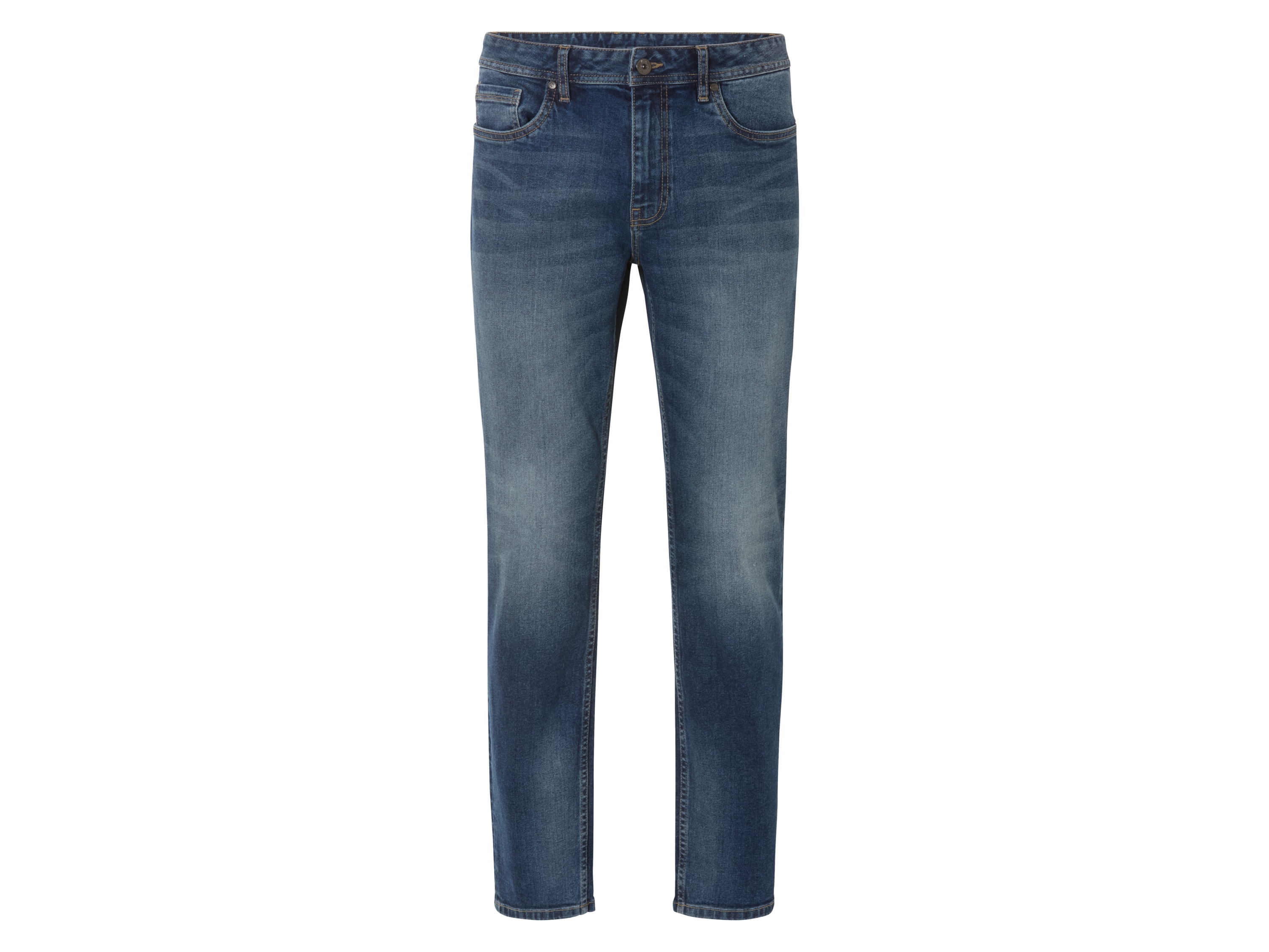 Livergy Jeans męskie z bawełną, Slim Fit 46 30/32, Ciemnoniebieski