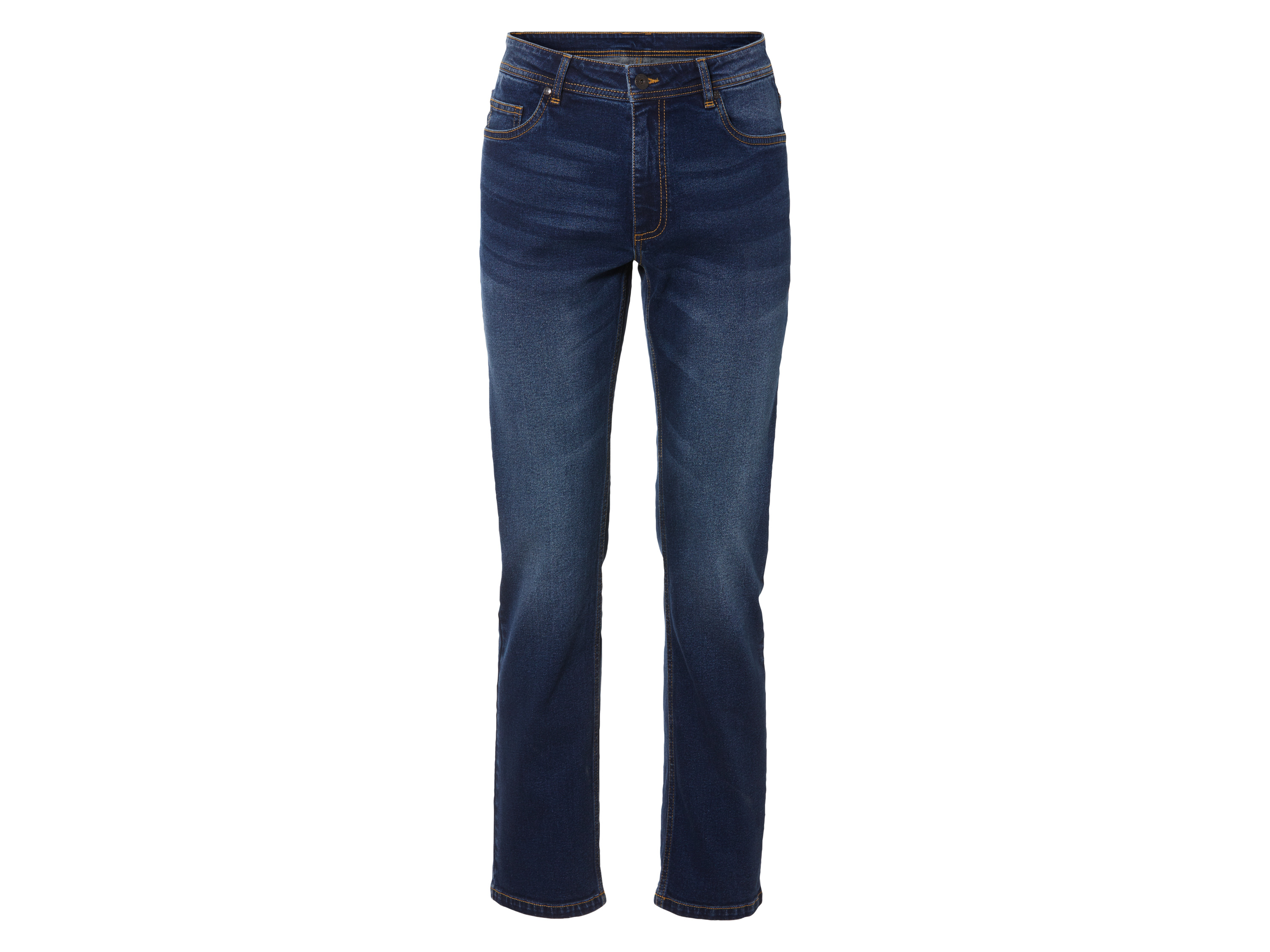 Livergy Jeansy męskie, straight fit 50 34/32, Ciemnoniebieski