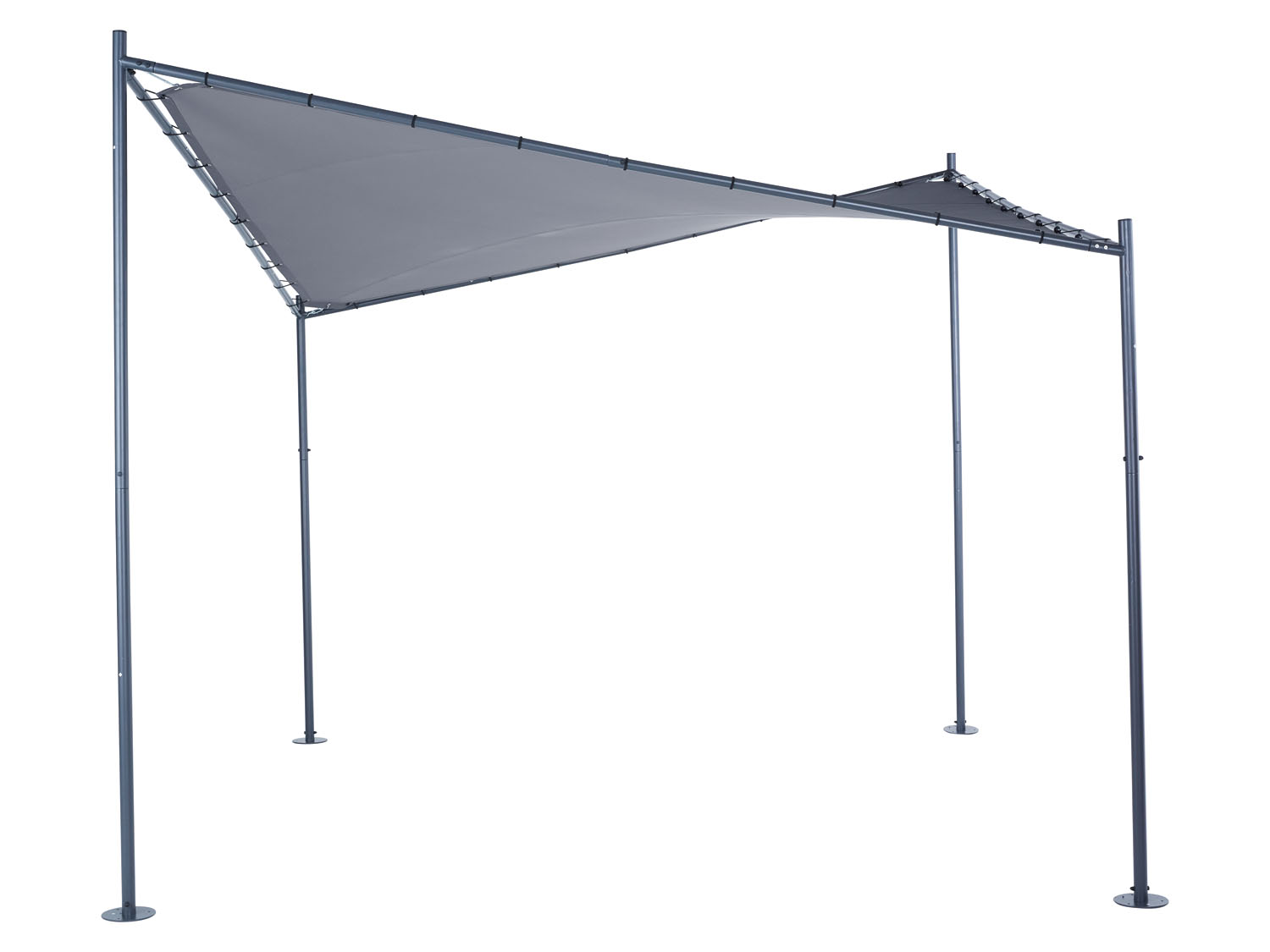 Livarno home Pawilon Butterfly, 3,5 x 3,5 m, antracytowy