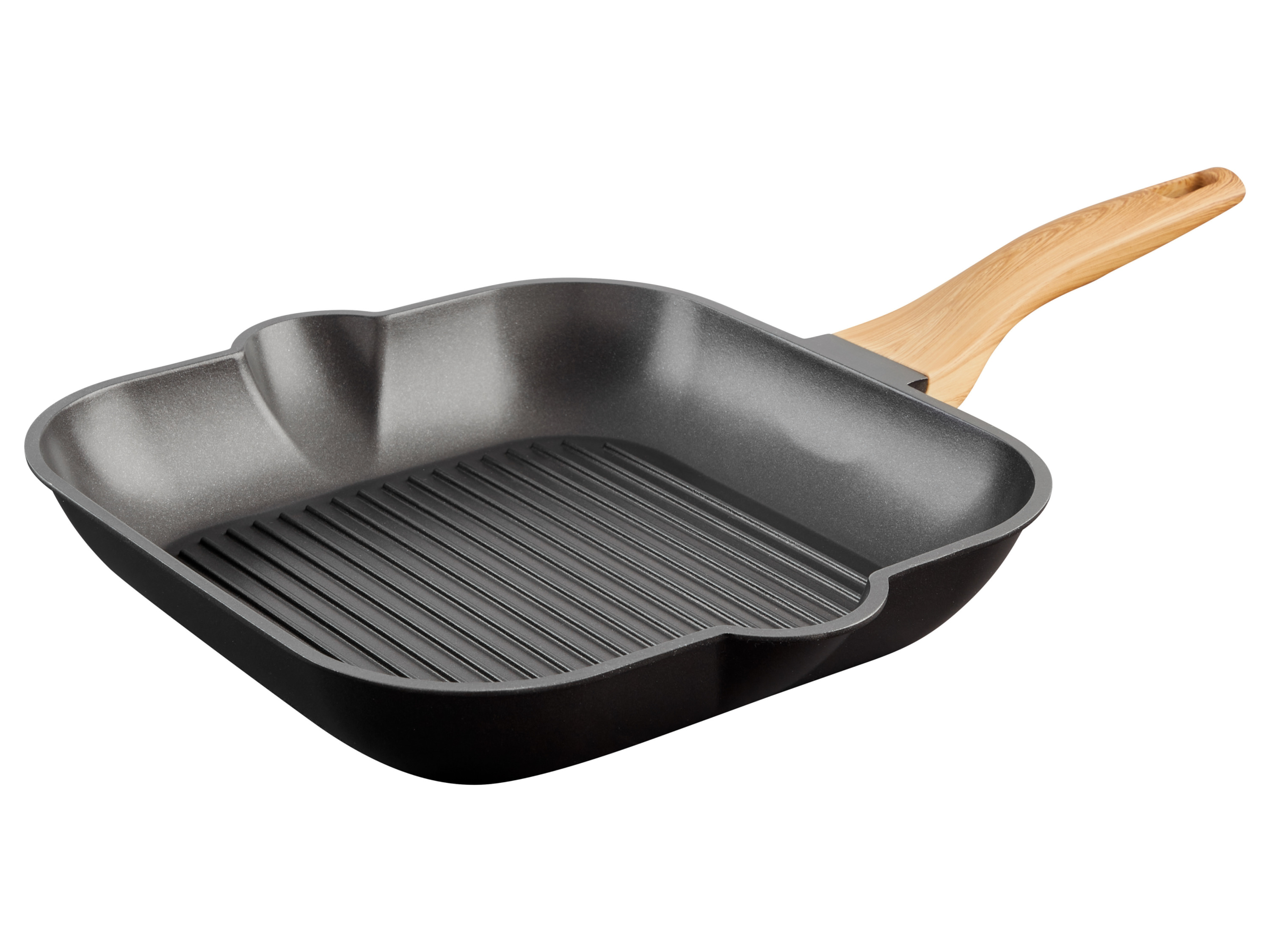 Livarno home Patelnia, 28 cm, lub patelnia grillowa, 28 × 28 cm Czworokątny
