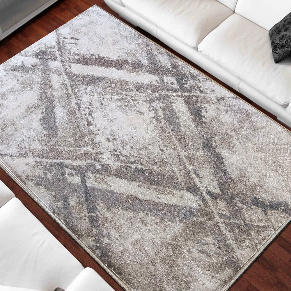 Dywan - 80 x 150 cm - Beżowy - Nowoczesny - Dywanopol