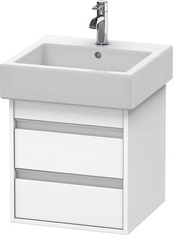 Darmowa Dostawa - Szafka 45x44x48 cm podumywalkowa wisząca biała Duravit Ketho KT663501818
