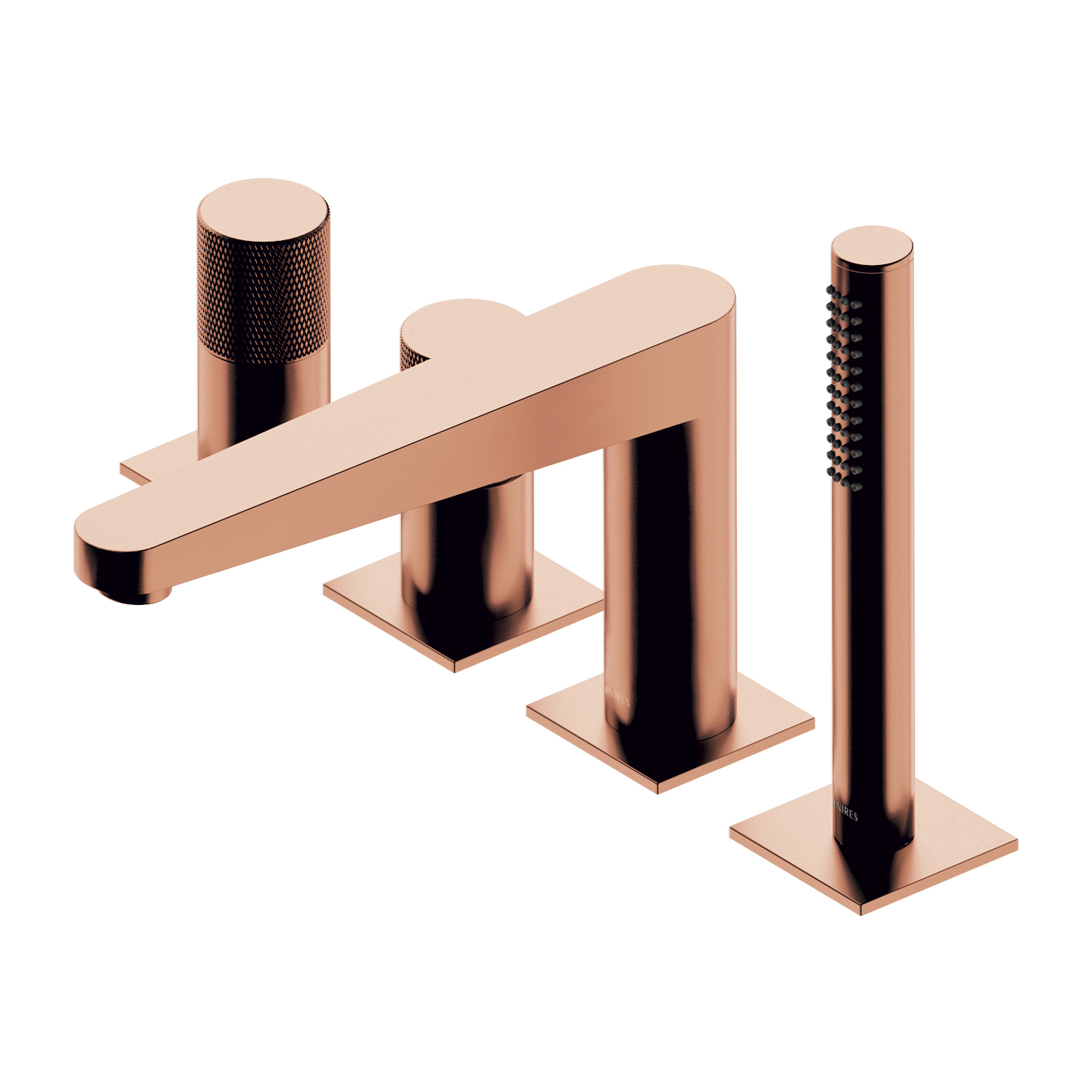 Darmowa Dostawa - Bateria wannowo-prysznicowa nawannowa miedź Omnires Contour CT8032CPB