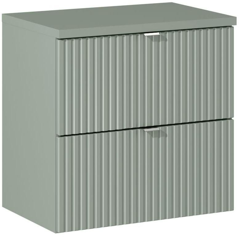 Darmowa Dostawa - Szafka z blatem 60x40x57 cm podumywalkowa wisząca zielona Comad Line Reed Green SETLRGBRG60CMS