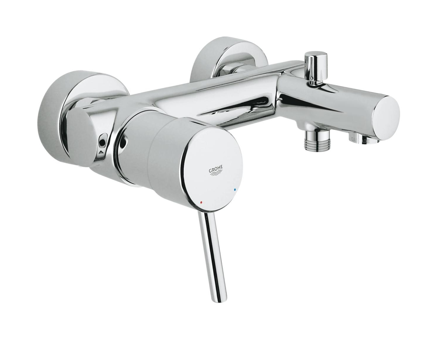 Darmowa Dostawa - Bateria wannowo-prysznicowa ścienna starlight chrome Grohe Concetto 32211001