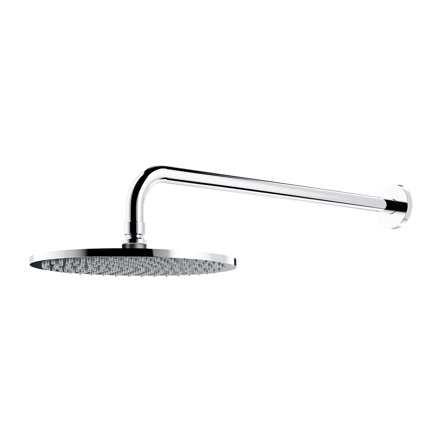 Darmowa Dostawa - Deszczownica z ramieniem 25.4x25.4 cm okrągła chrom Omnires SlimLine WGSET1CR