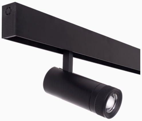 Darmowa Dostawa - Lampa do systemu linkowego 1x12 W czarny MaxLight Magnetic M0013Z
