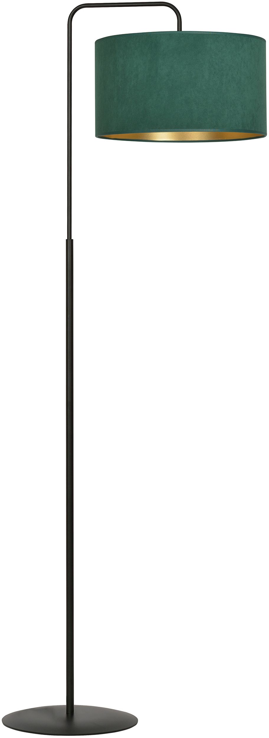 Darmowa Dostawa - Lampa stojąca 1x15 W czarna-zielona-złota Emibig Hilde 1051LP1