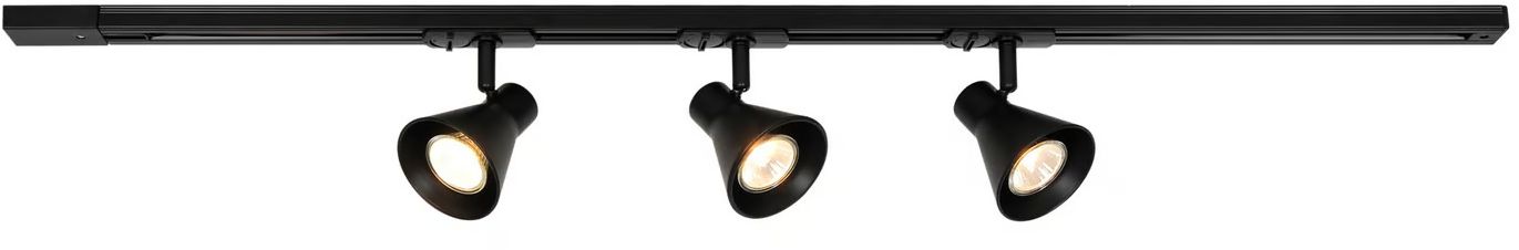 Darmowa Dostawa - Zestaw szynoprzewód z reflektorami 3x35 W czarny Nordlux Eik 2510399903