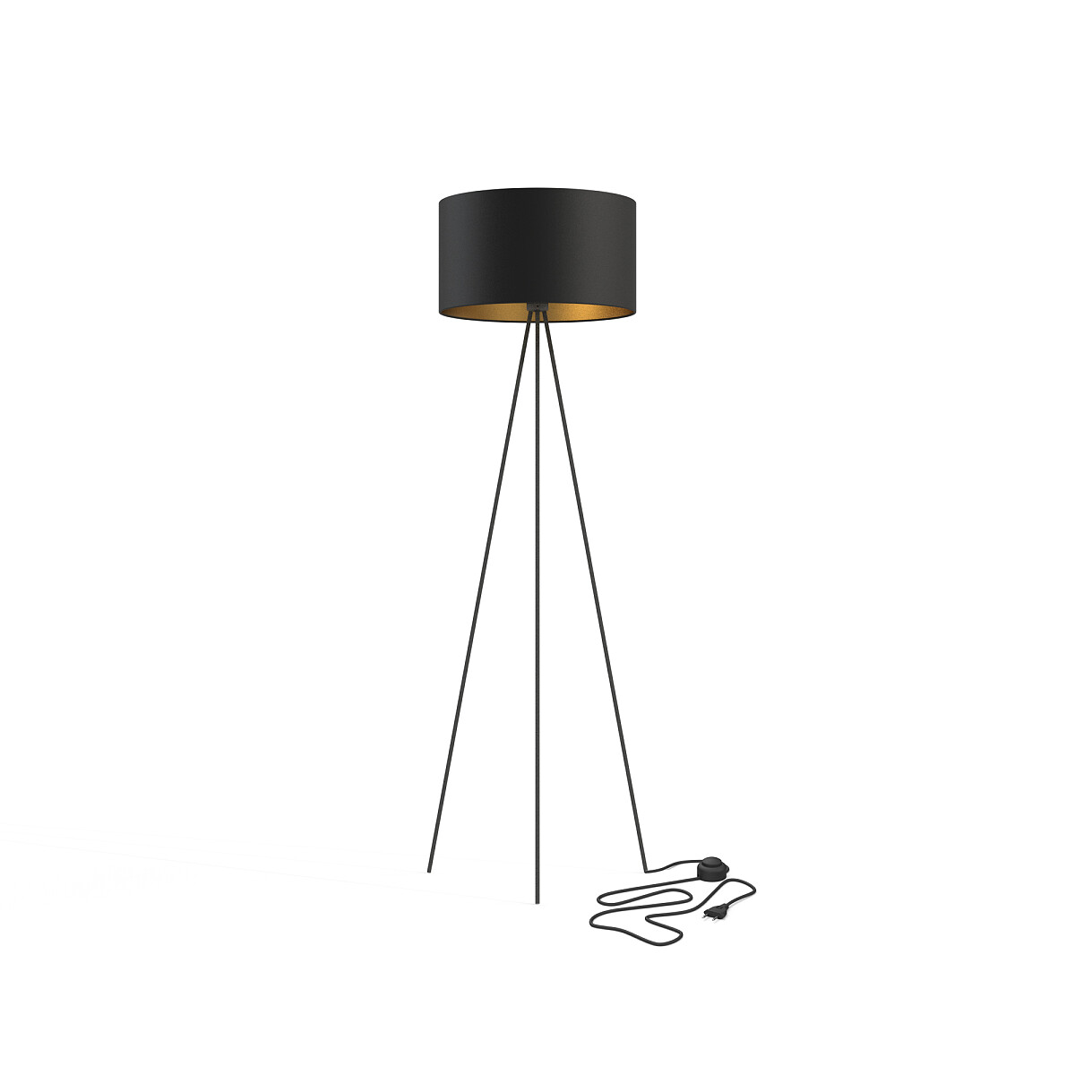 Darmowa Dostawa - Lampa stojąca 1x25 W czarna-złota Nowodvorski Lighting Cadilac 7991