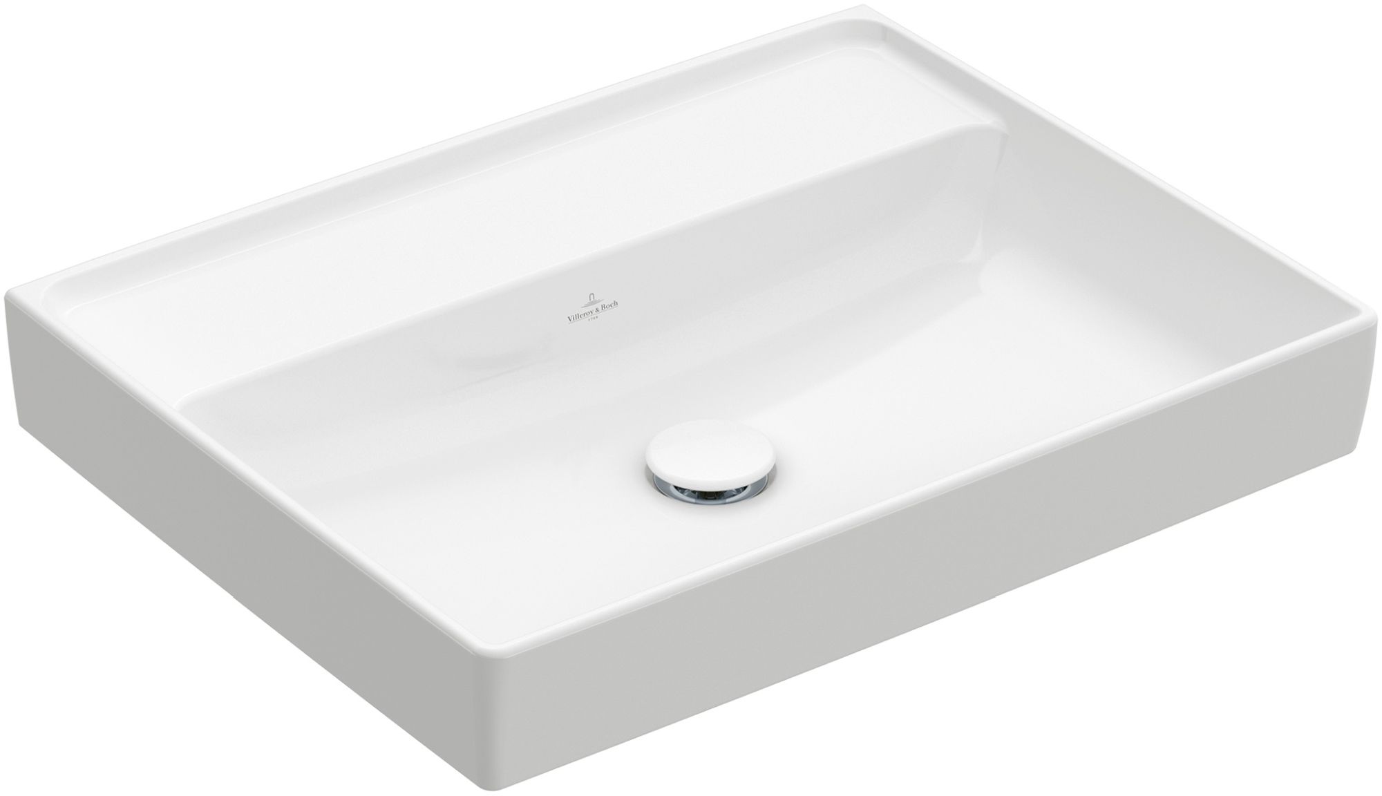 Darmowa Dostawa - Umywalka 60x47 cm prostokątna ścienna-meblowa biała Villeroy & Boch Collaro 4A336301
