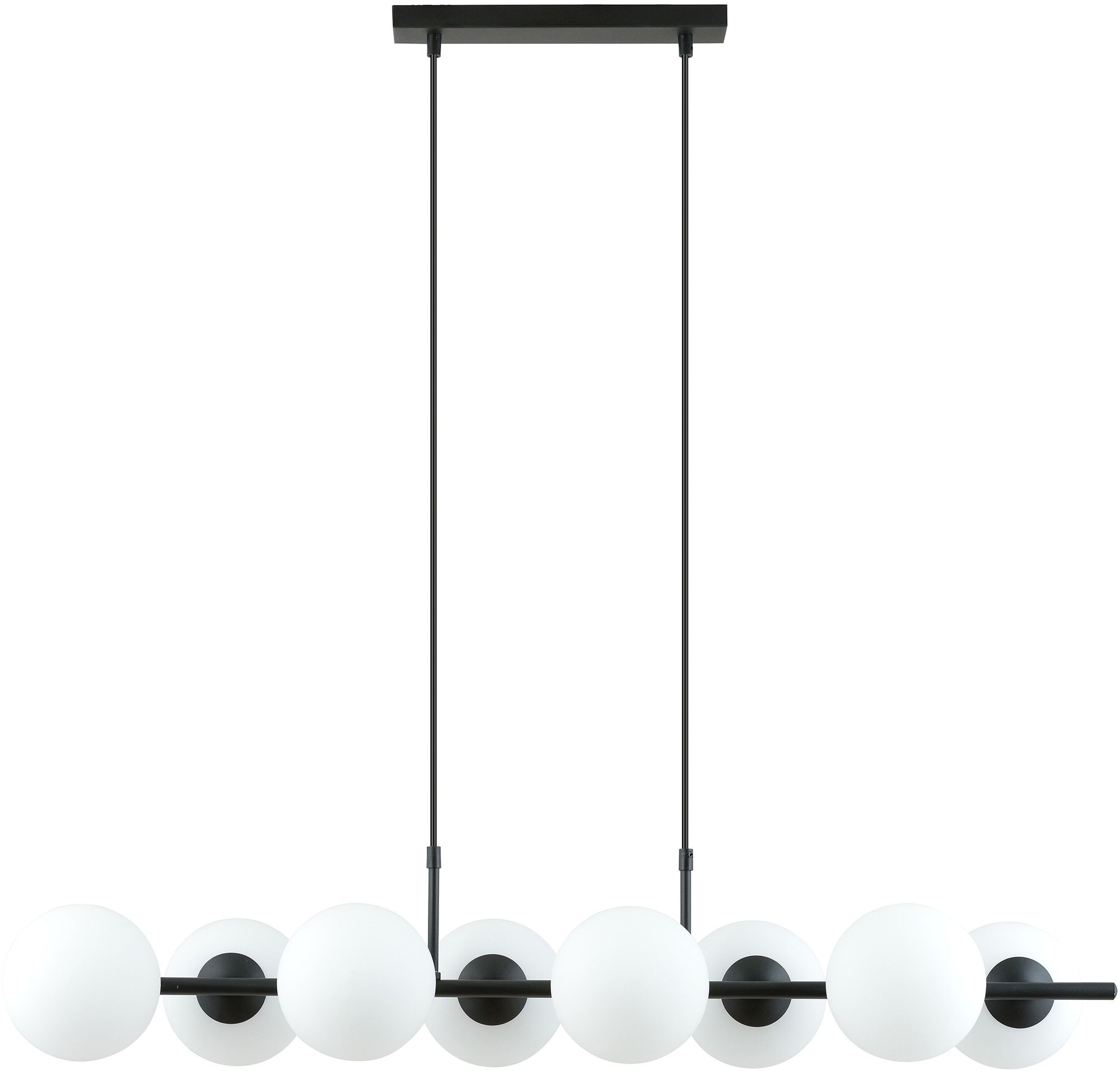 Darmowa Dostawa - Lampa wisząca x10 W biała-czarna Emibig Rory 12058