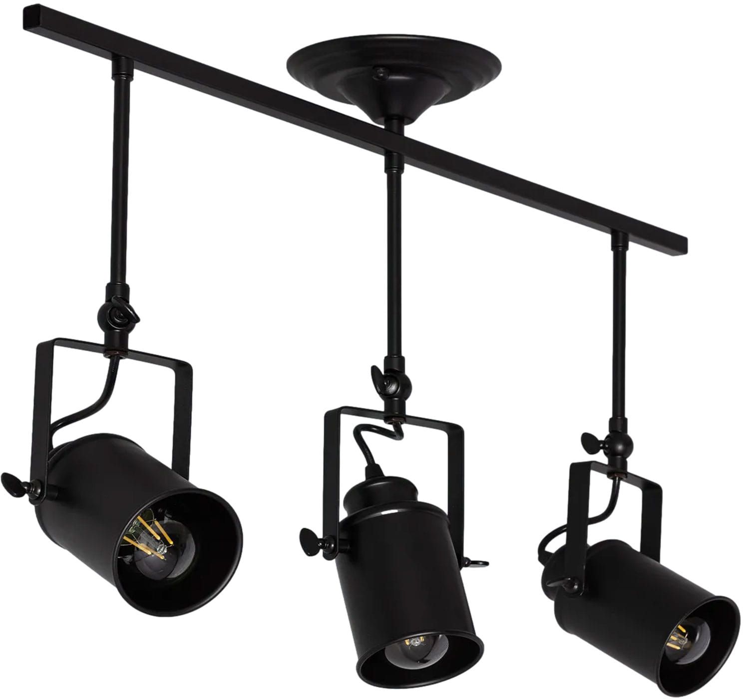 Darmowa Dostawa - Lampa wisząca 3x20 W czarna Abruzzo Retro ABRRRTC3XE27