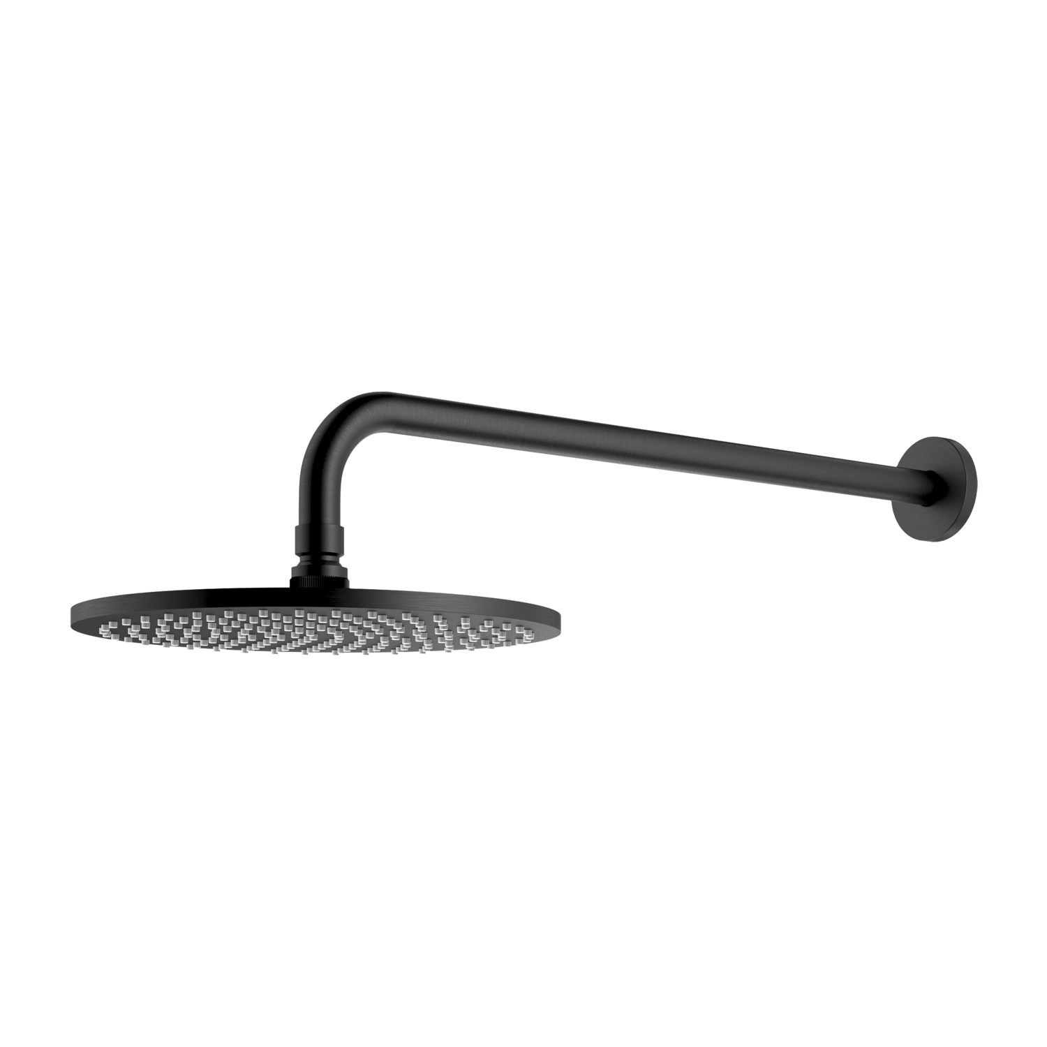 Darmowa Dostawa - Deszczownica z ramieniem 25.4x25.4 cm okrągła Omnires SlimLine WGSET1GR