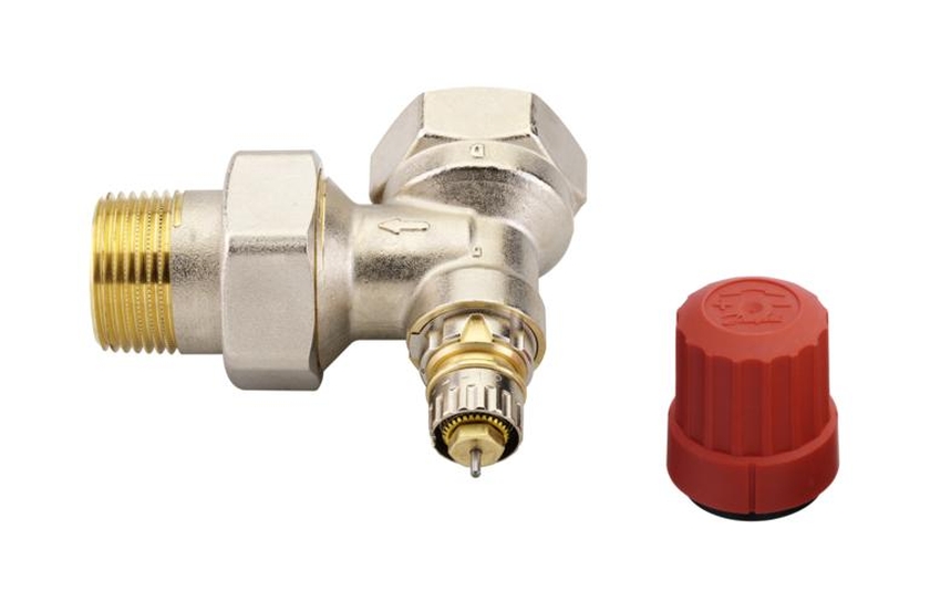 Darmowa Dostawa - Zawór kątowy termostatyczny nikiel Danfoss RA-N 013G0037